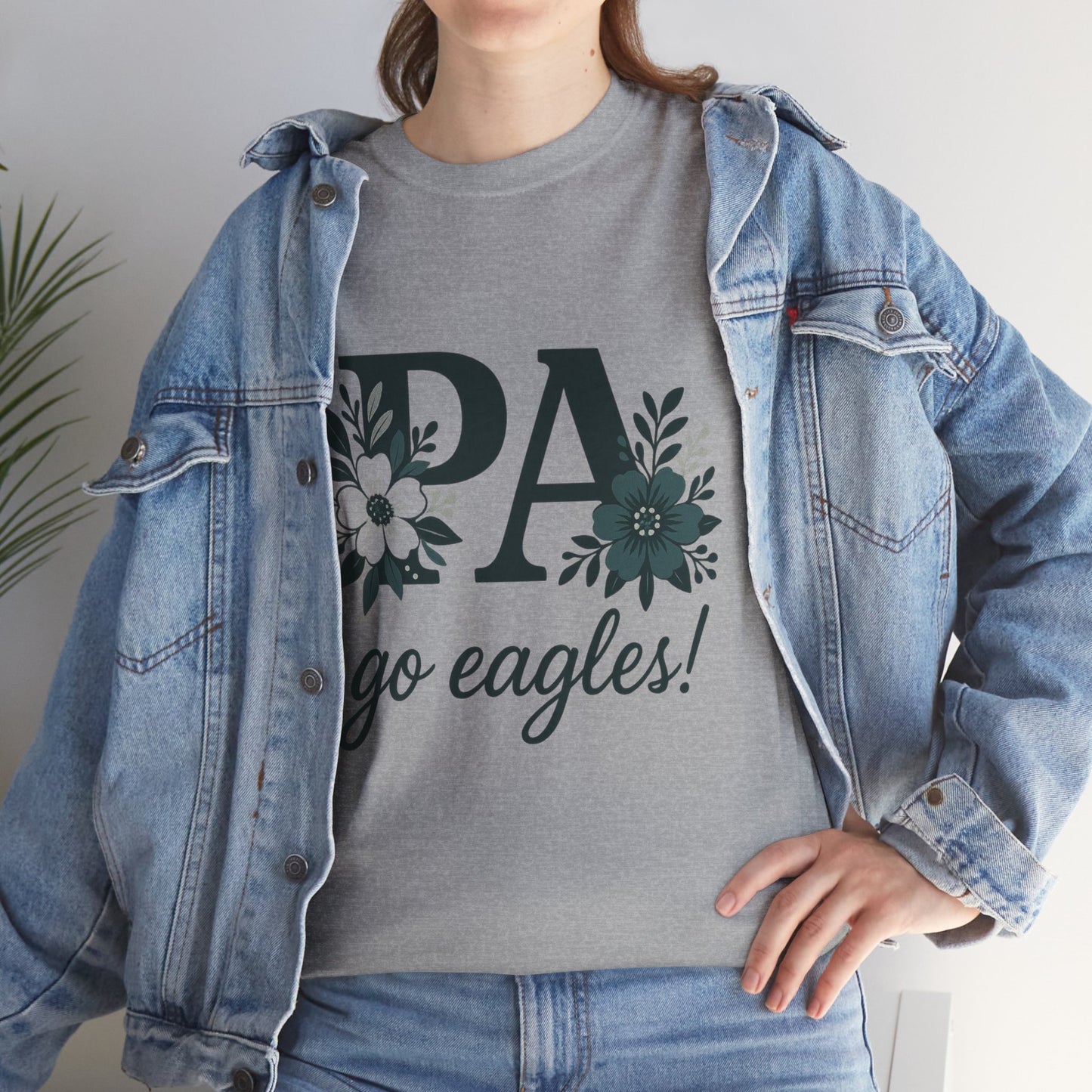 Floral PA Eagles Tee