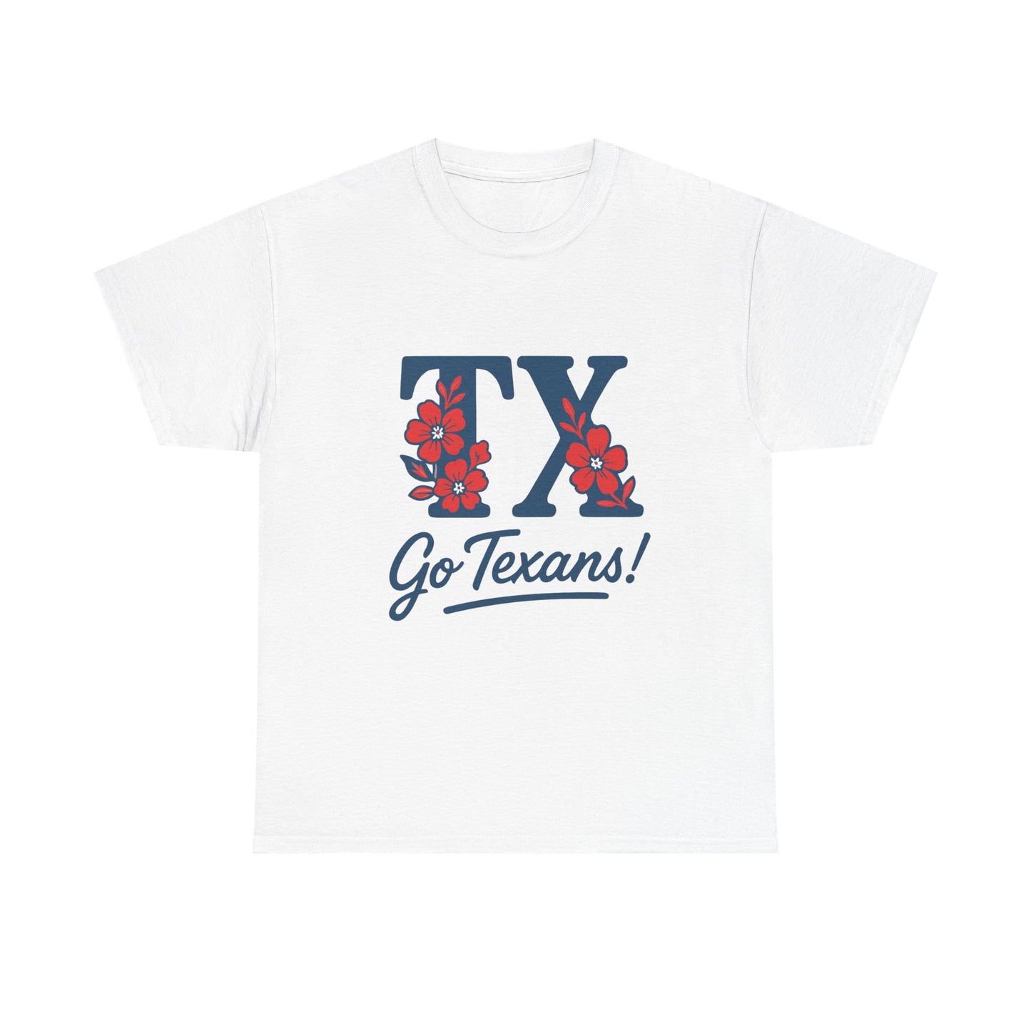 Texas Pride Unisex Cotton Tee | Go Texans! T-Shirt, Casual Wear, Game Day Shirt, Gift for Fans, Spring/Summer Style