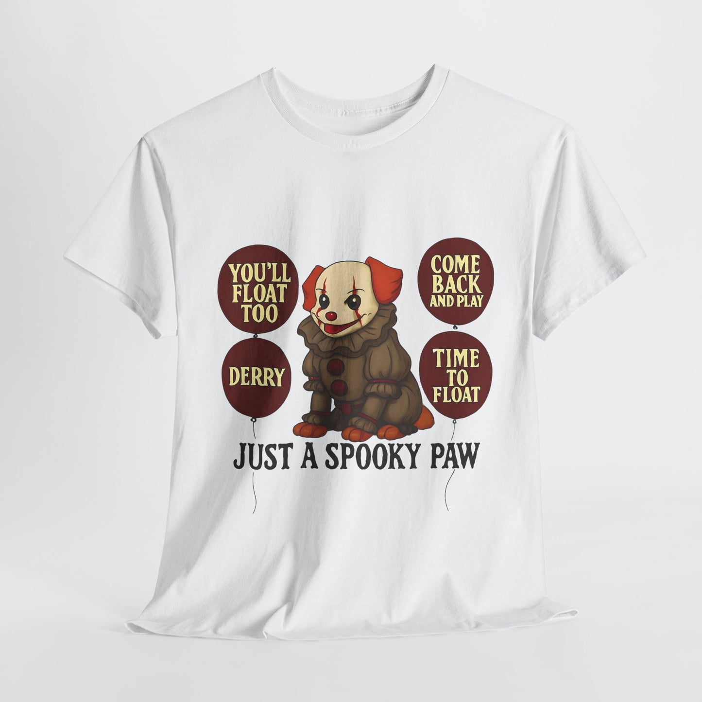 Spooky Dog Tee Clown Pup Pennywise