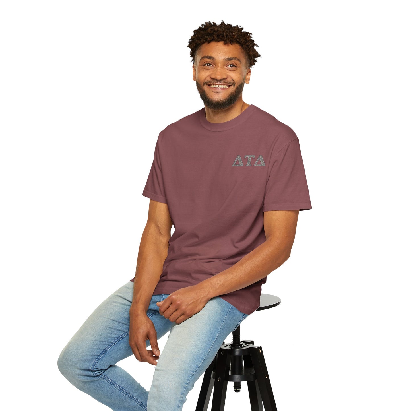 DTD Unisex Garment-Dyed T-shirt | Casual Wear, Sorority Apparel, College Life, Gift for Sorority Sisters, Greek Life Clothing