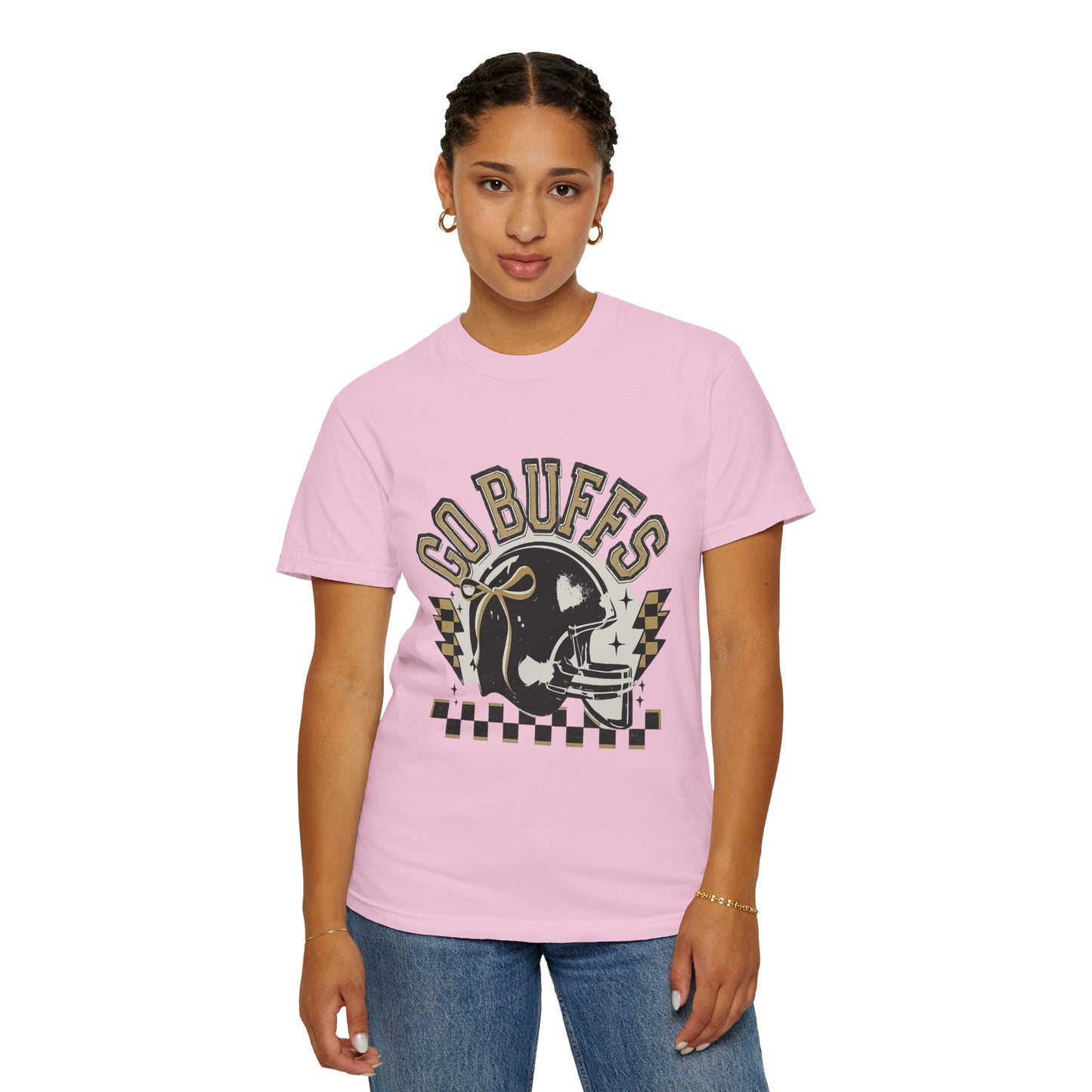 Vintage Sports Fan T-Shirt - Go Buffs Graphic Tee