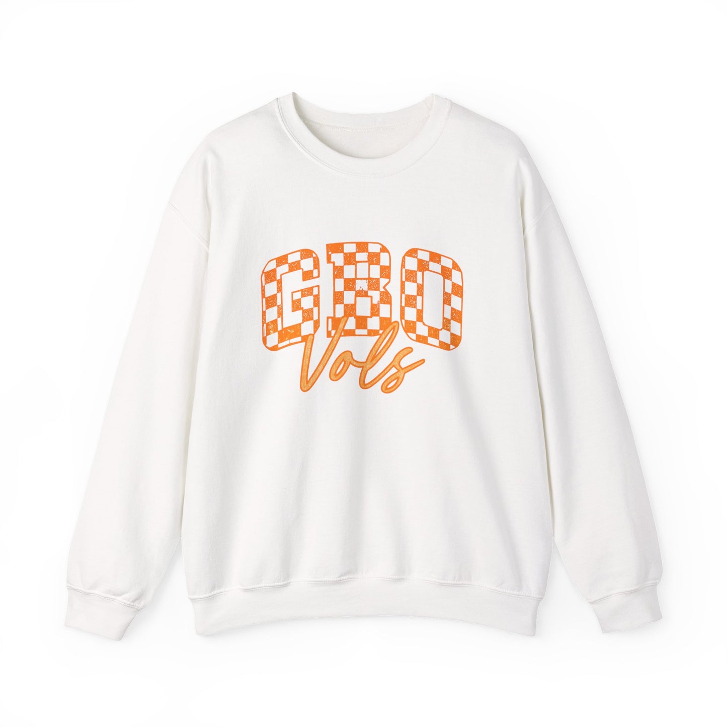 Cozy Chequered Graphic Sweatshirt for GBO Fans, Perfect for Game Days, Casual Outings, and Holidays