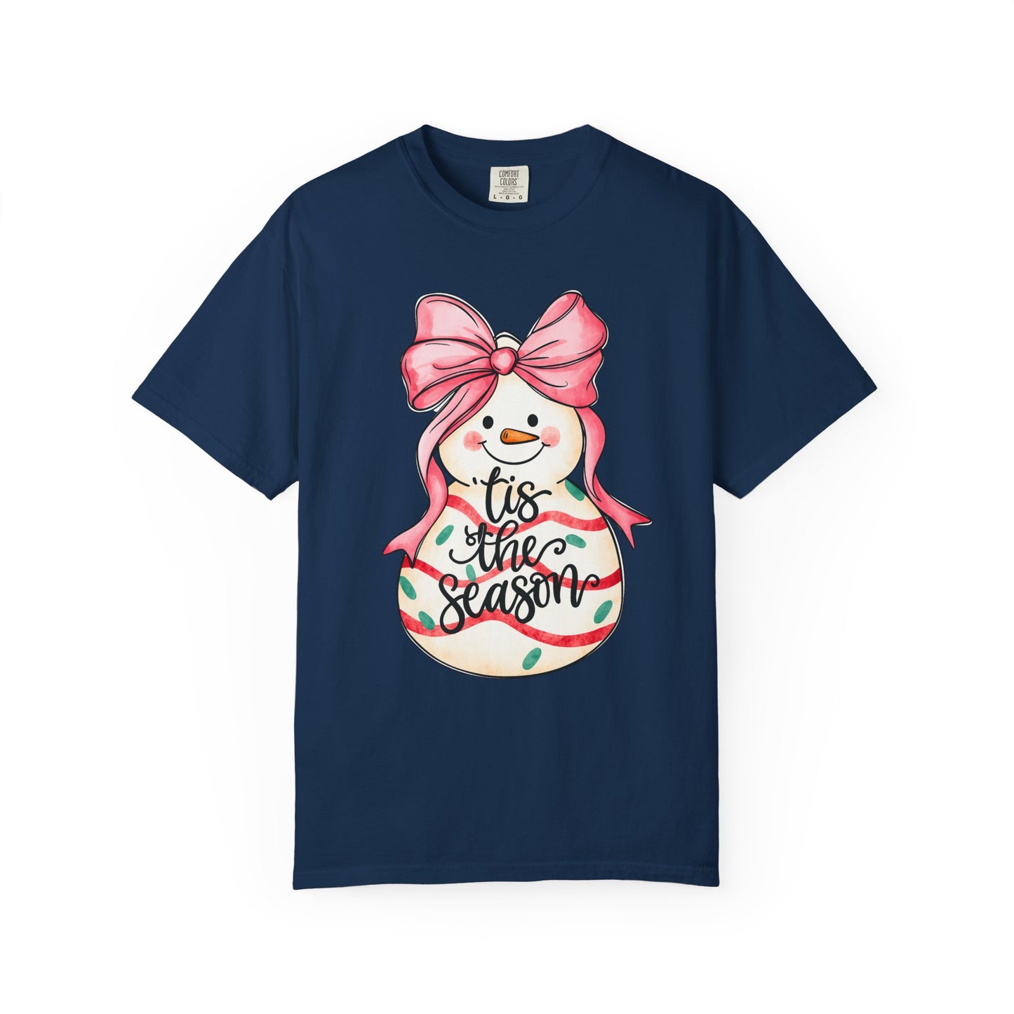Festive Snowman T-Shirt - 'Tis the Season