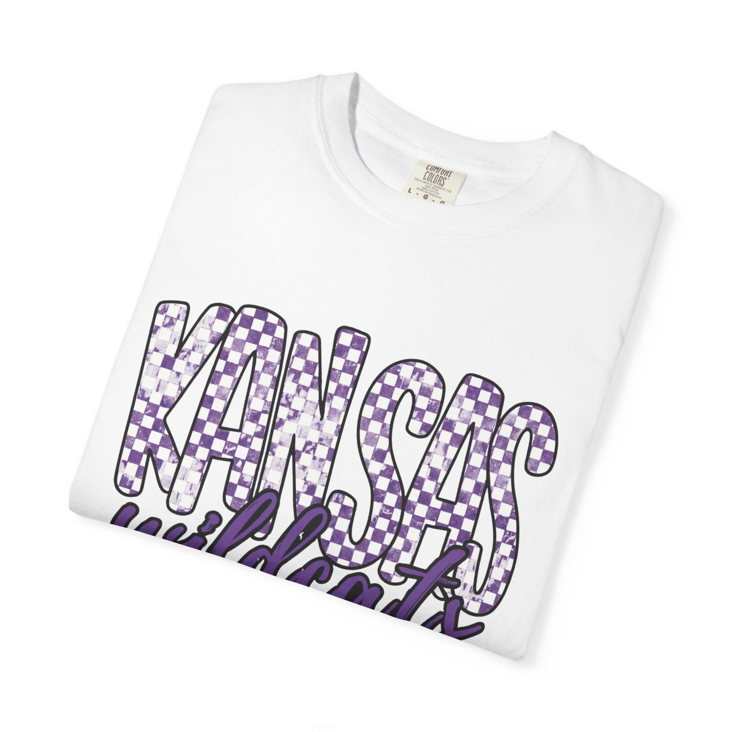 Kansas Wildcats Garment-Dyed T-Shirt | Unisex College Apparel