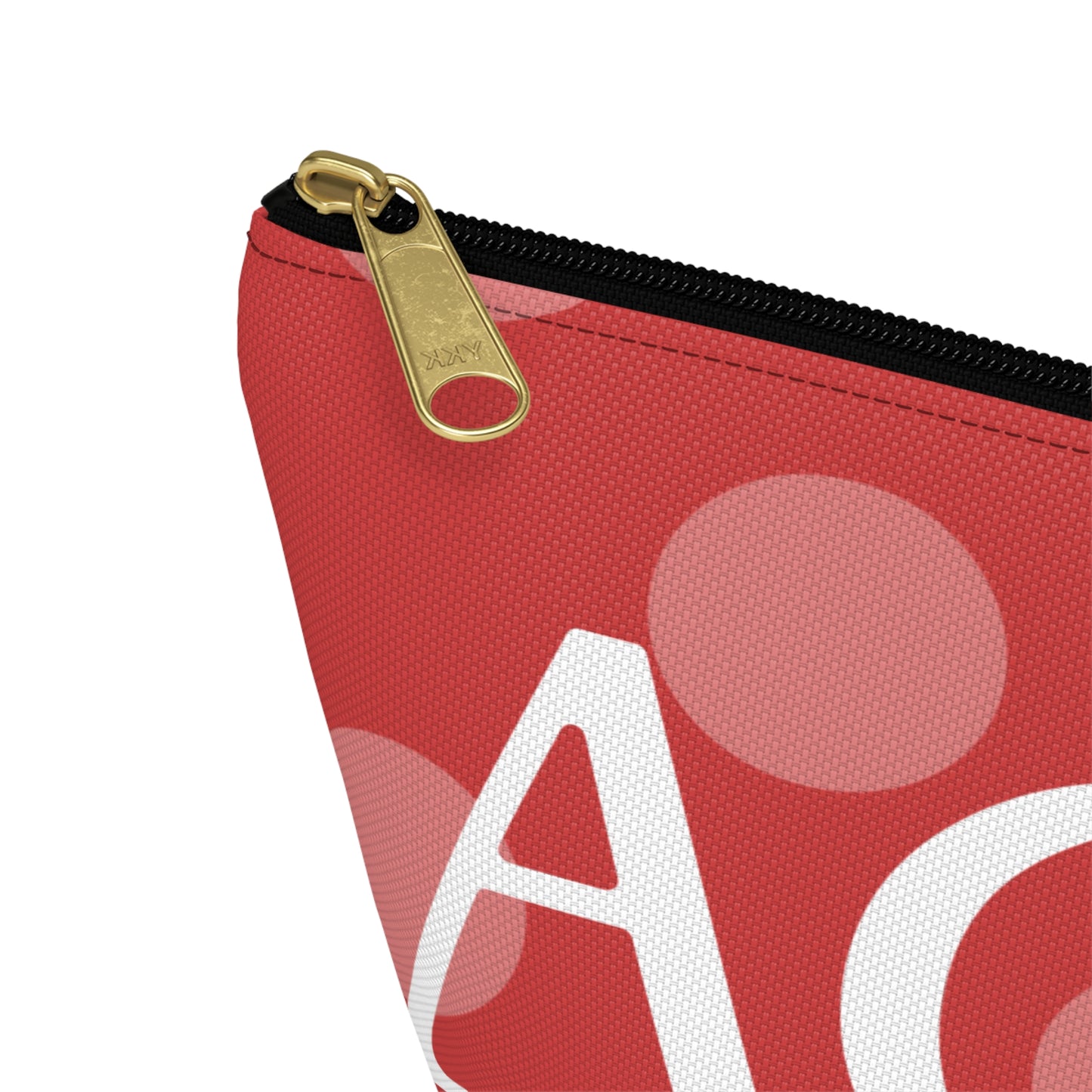 AOPI Chic Accessory Pouch, Personalized Makeup Bag, Fun Pencil Case, Stylish Travel Organizer, Unique Gift Idea, Sorority or College Essentials