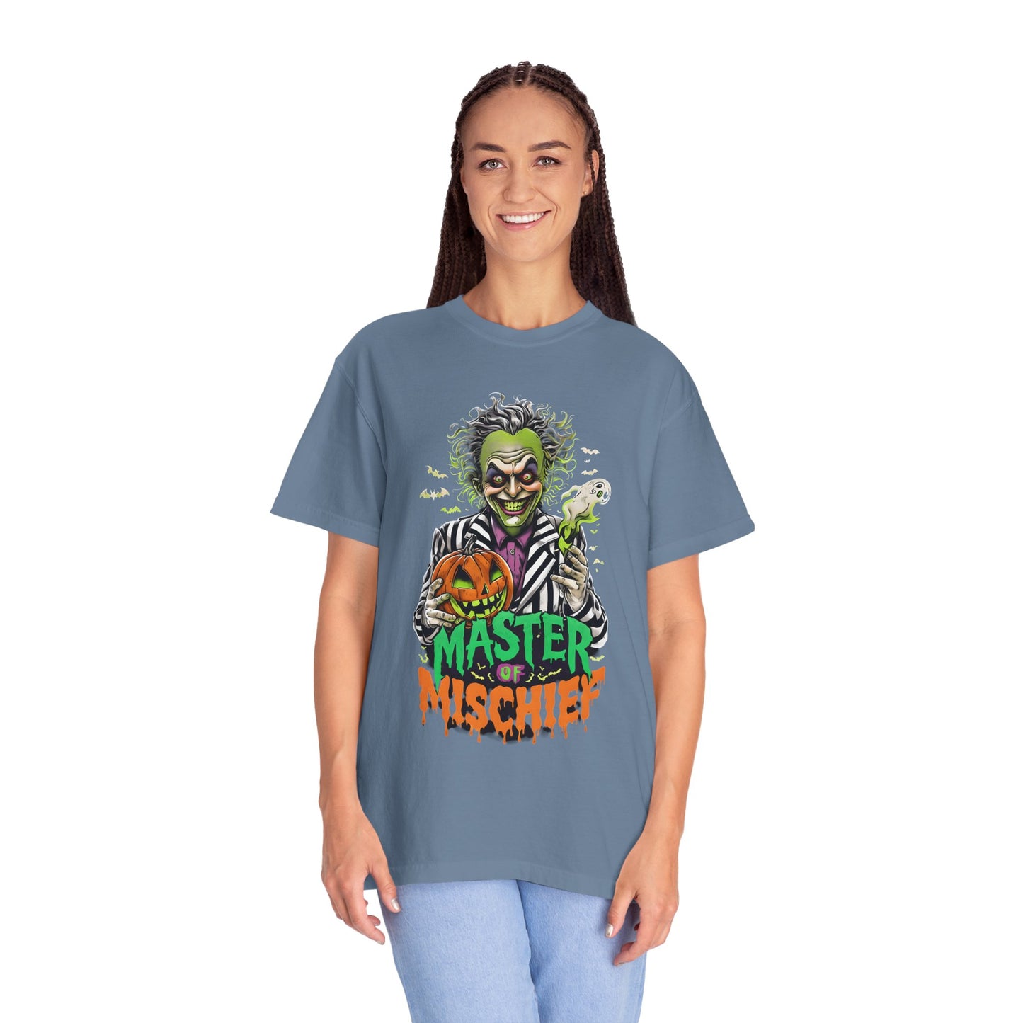 Master of Mischief Unisex T-Shirt, Halloween Party Shirt, Costume Tee, Spooky Gift, Fall Apparel, Graphic Tee