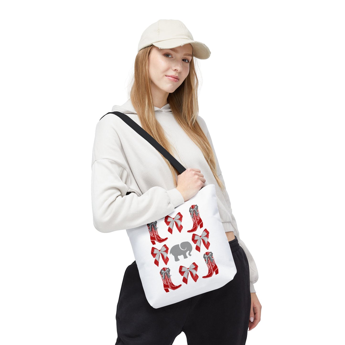 bama game day tote bag, tuscaloosa alabama gift, graduation gift, UA alumni, roll tide, rtr gift, bama fan gift, crimson tide gift, college student gift