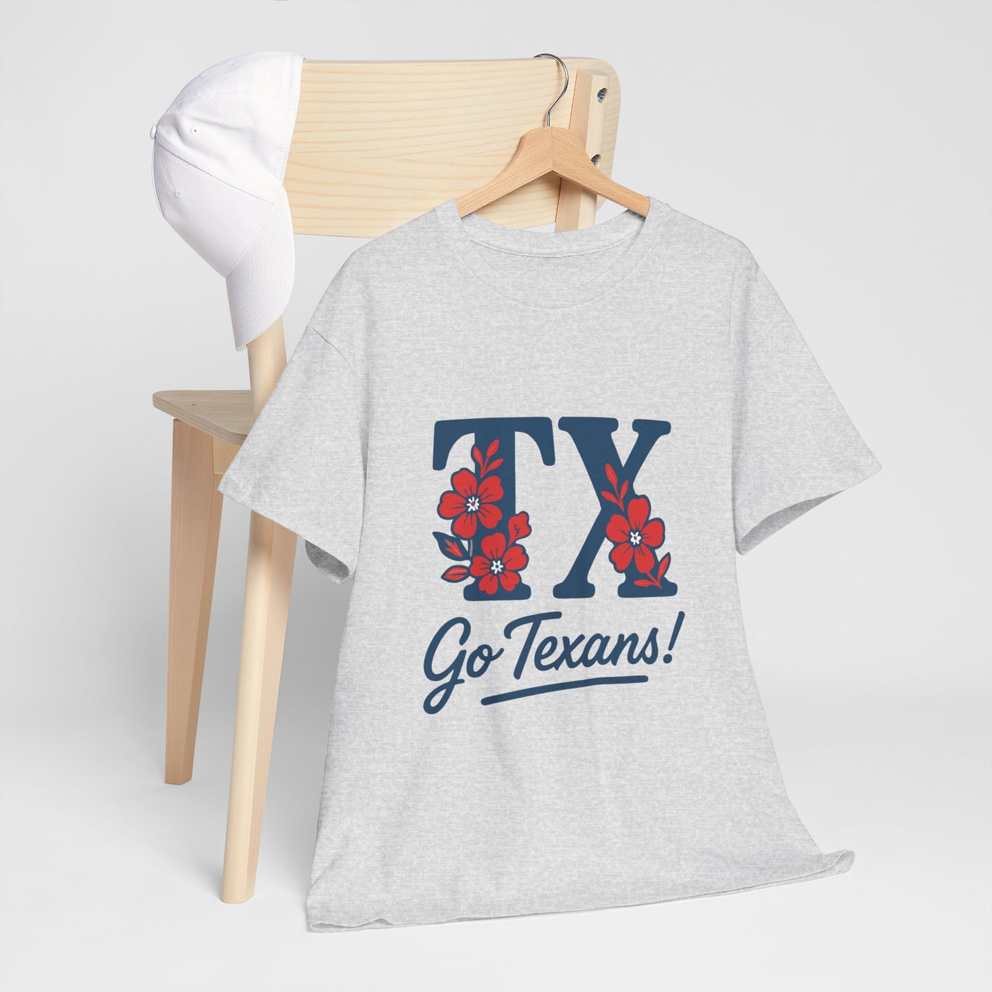 Texas Pride Unisex Cotton Tee | Go Texans! T-Shirt, Casual Wear, Game Day Shirt, Gift for Fans, Spring/Summer Style
