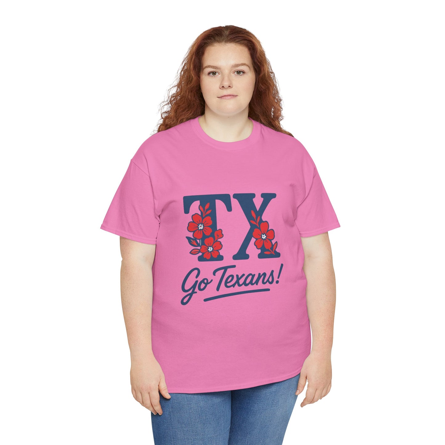 Texas Pride Unisex Cotton Tee | Go Texans! T-Shirt, Casual Wear, Game Day Shirt, Gift for Fans, Spring/Summer Style