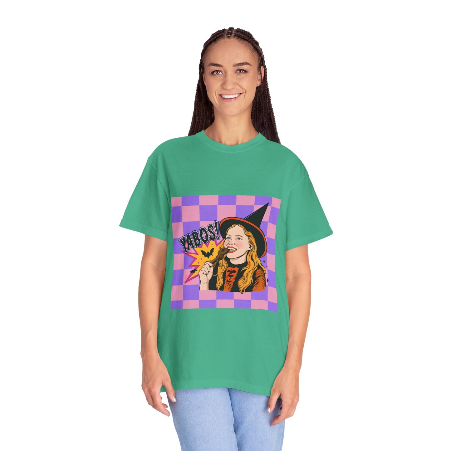 Witchy Vibes T-shirt - Yabos Graphic Tee, Cute Halloween Shirt, Unisex Funny Costume Top, October Celebration Attire, Gift for Witch Lovers
