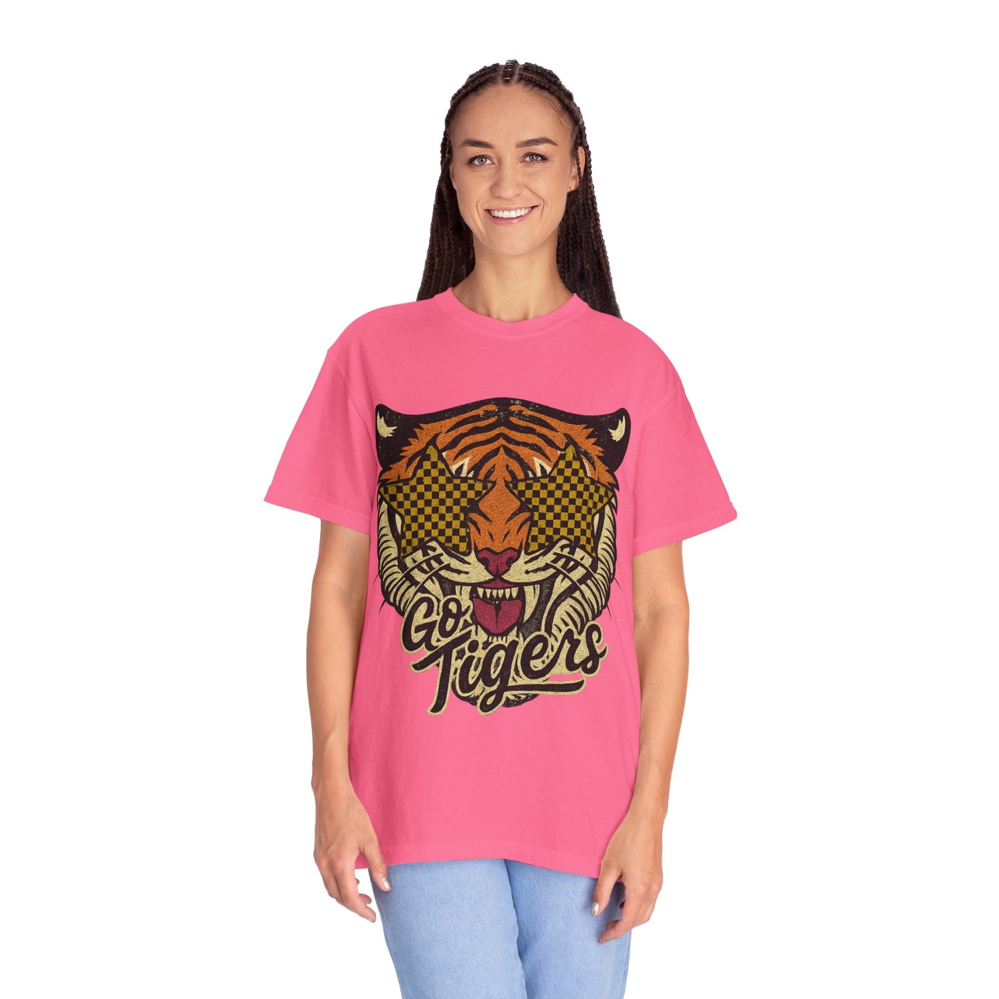 Bold Tiger Graphic Unisex T-Shirt - Go Tigers Design for Missouri Lovers