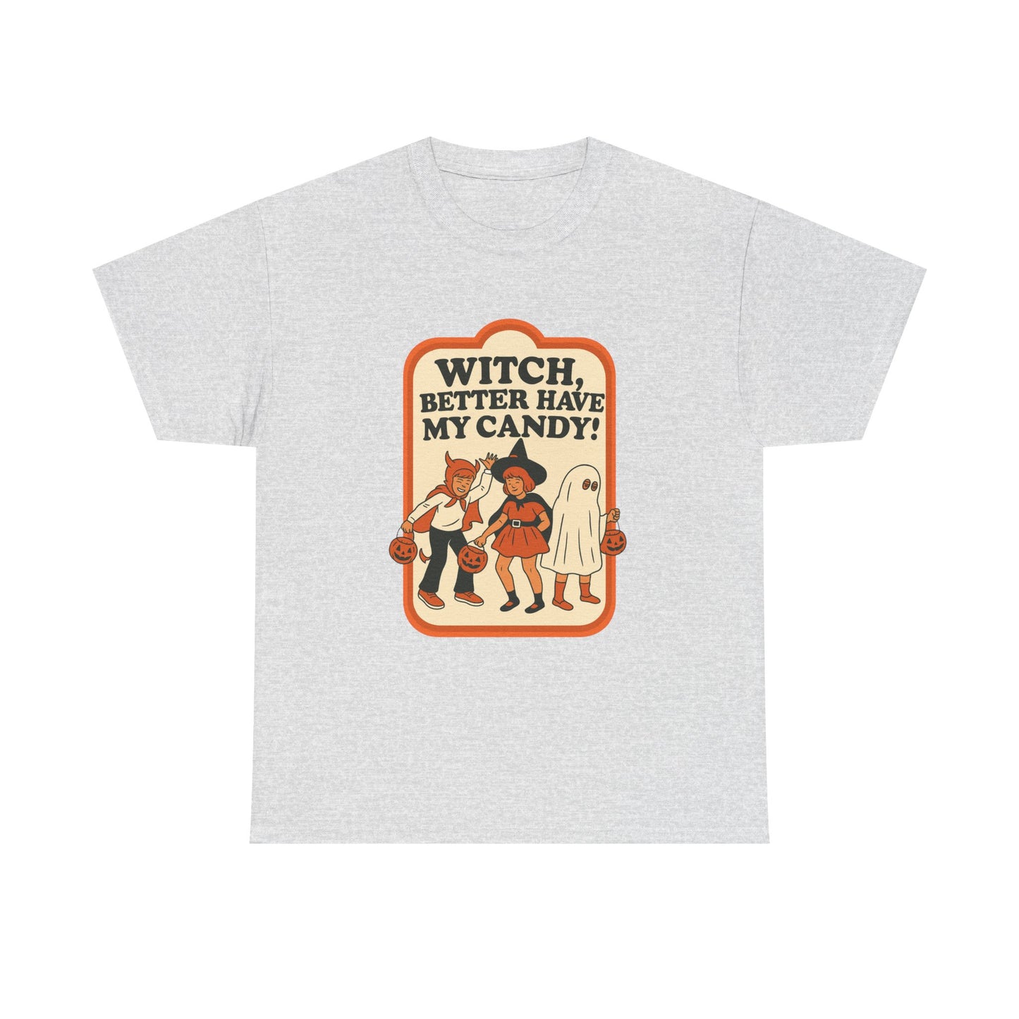 Halloween Witch Candy Tee - Unisex Cotton Shirt