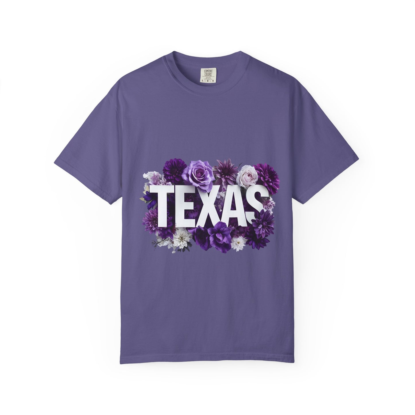 Texas Floral T-Shirt, Unisex Aesthetic Tee, Summer Outfit, Gift for Texan, Casual Style Shirt, Travel Souvenir Shirt