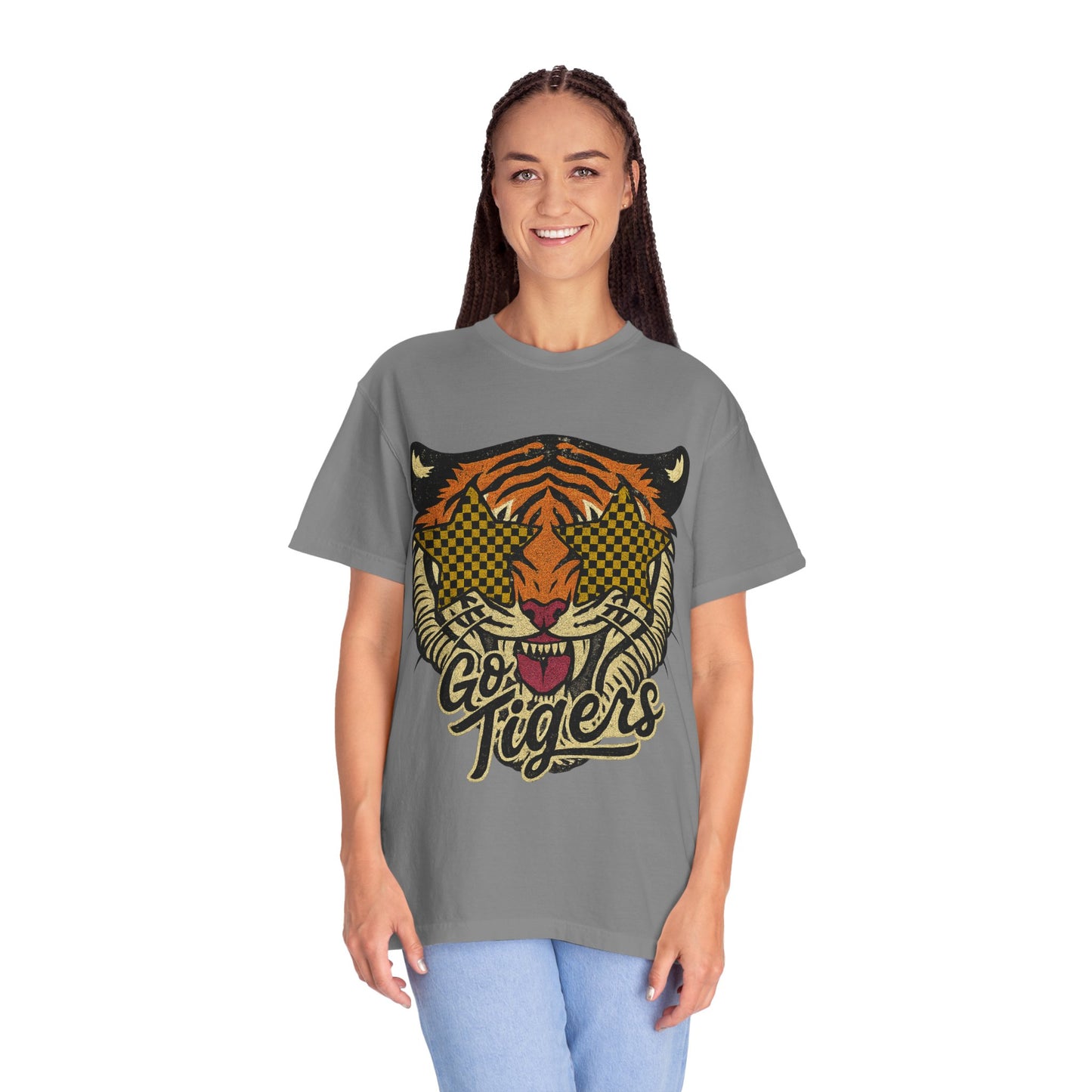 Bold Tiger Graphic Unisex T-Shirt - Go Tigers Design for Missouri Lovers