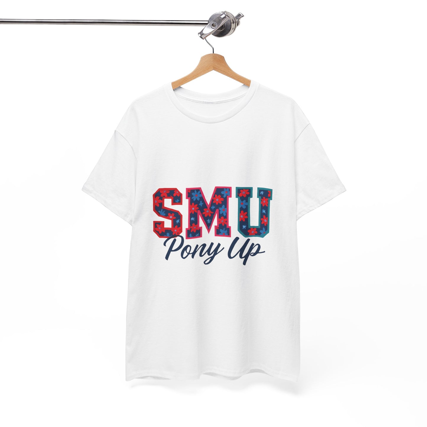 SMU Pony Up Unisex Heavy Cotton Tee, Casual Tees, College Apparel, Perfect Gift for Students, School Spirit Shirt, Comfortable Cotton [...]