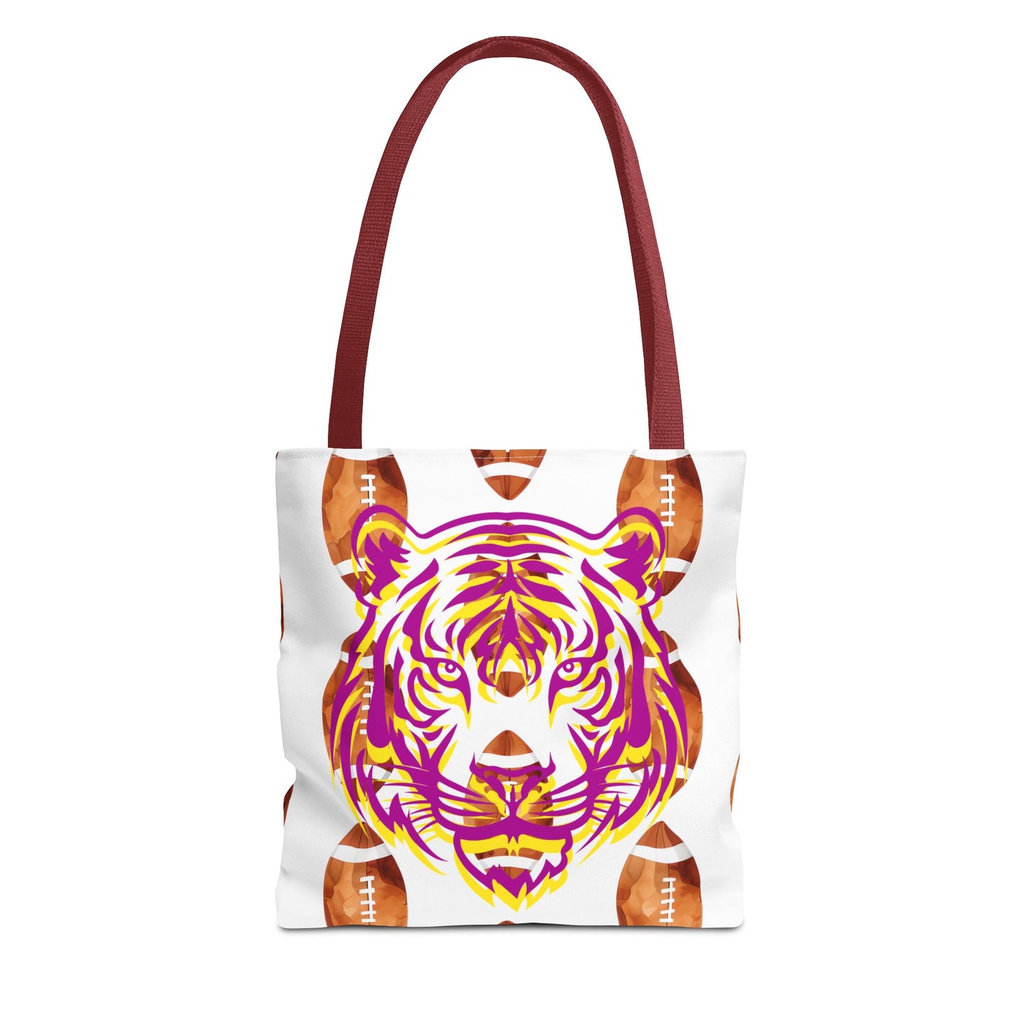 Vibrant Tiger Print Tote Bag - LSU Fans Gift