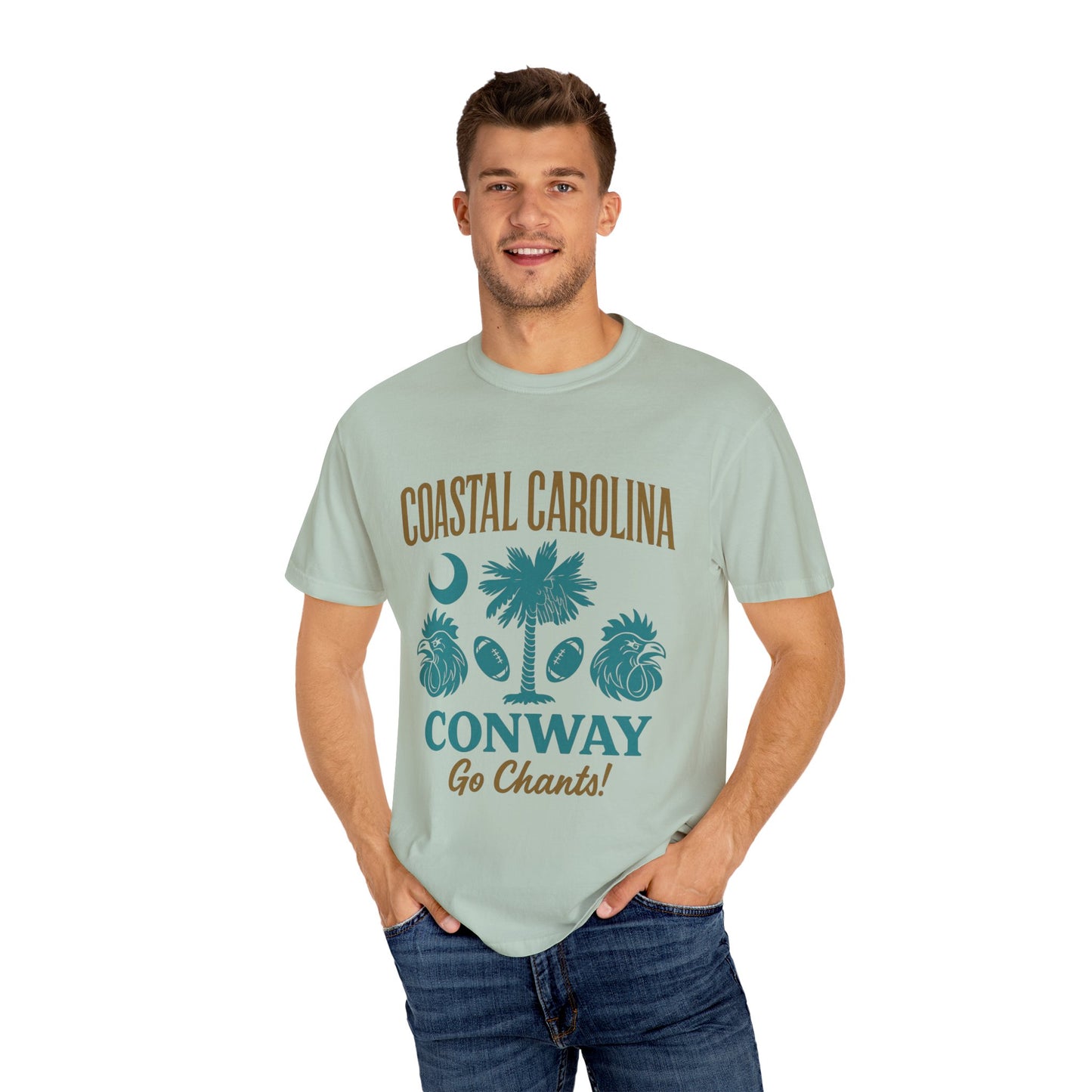 Go Chants T-Shirt, Unisex Garment-Dyed Tee, Beachwear, College Apparel, Summer Vibes
