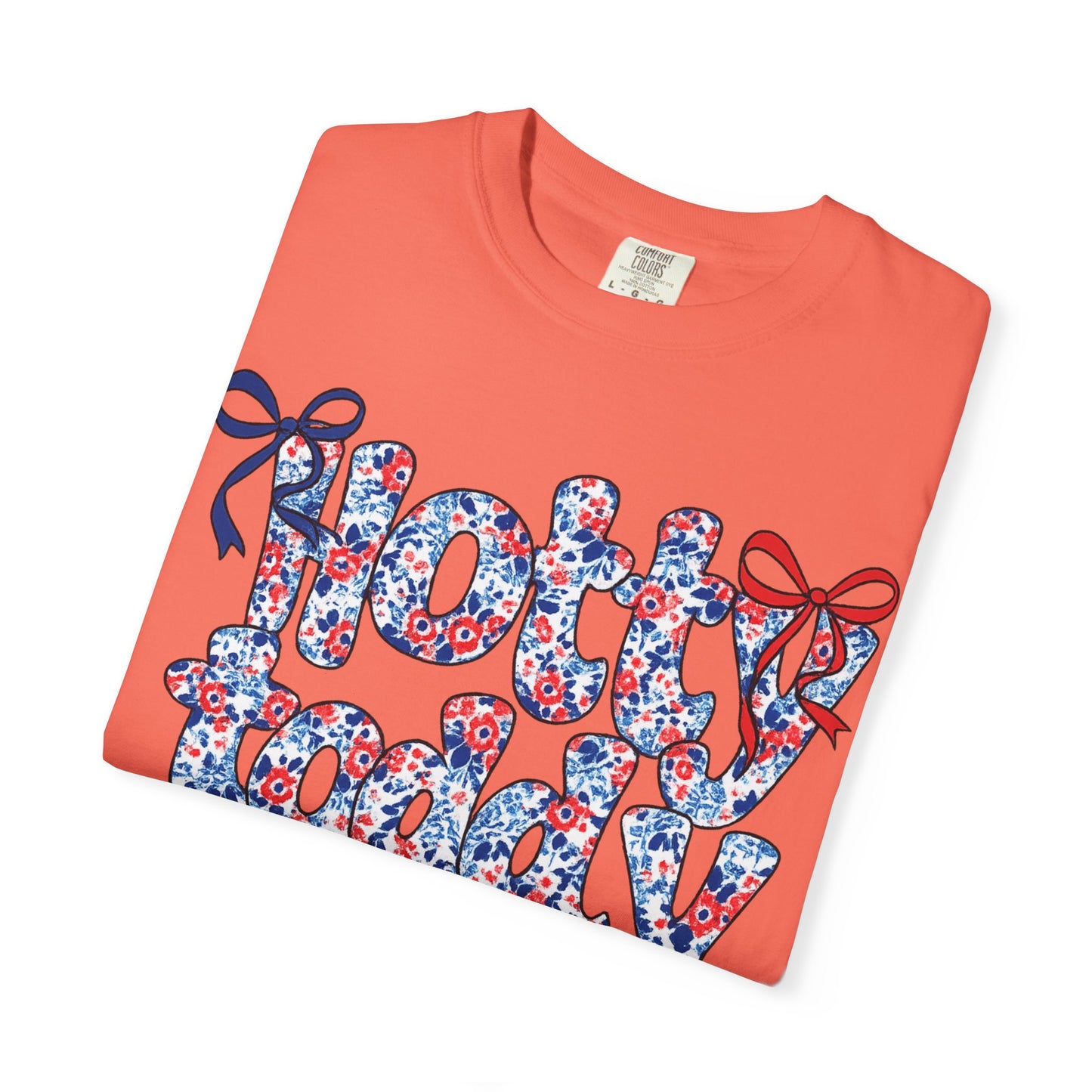 Floral Hotty Toddy Coquette Bow T-Shirt