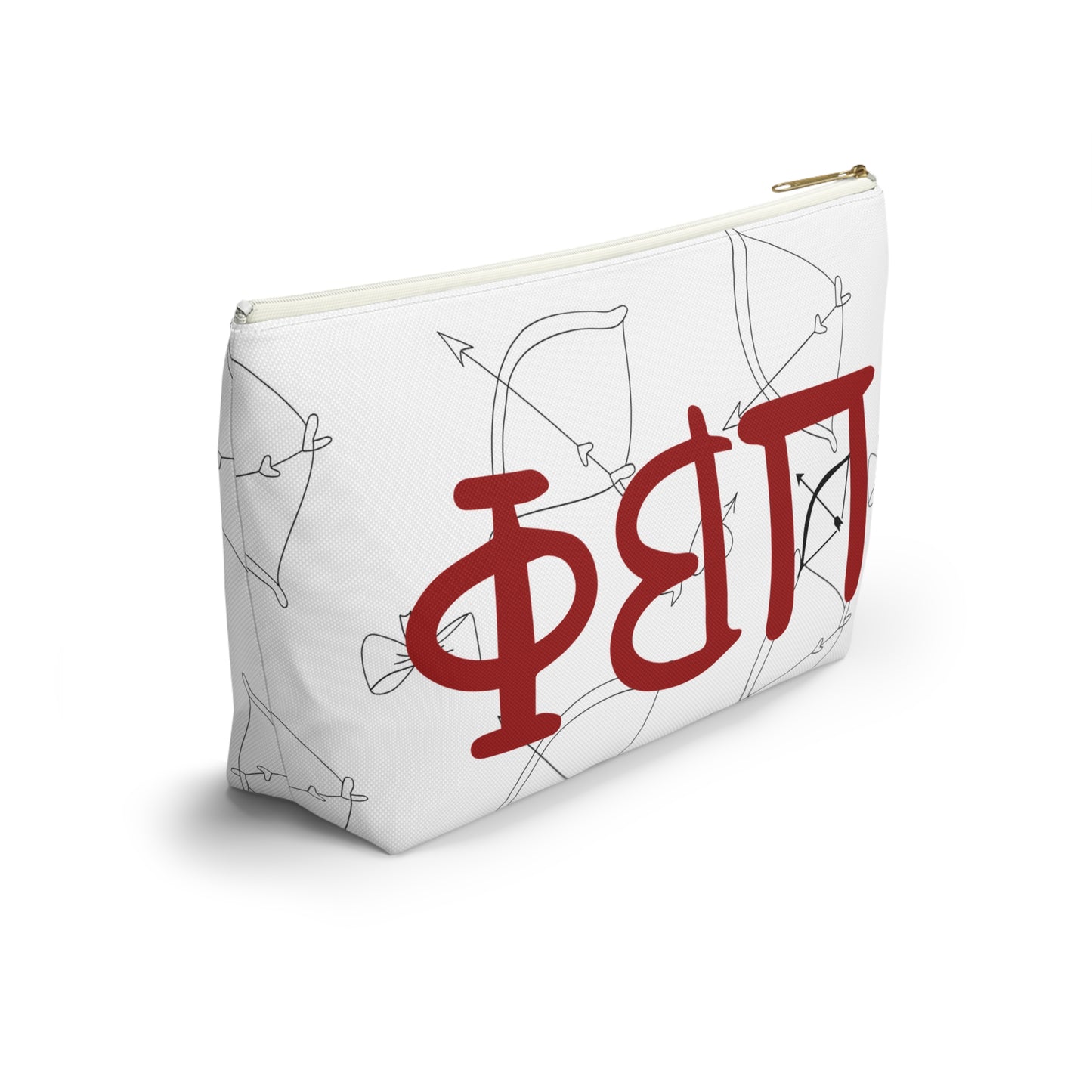 Pi Beta Phi Stylish Accessory Pouch, Personalized Cosmetic Bag, Ideal Gift for Friends, Perfect for School, Travel & Organization