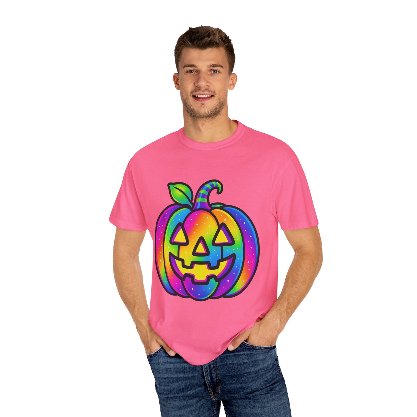 Colorful Pumpkin T-shirt for Halloween