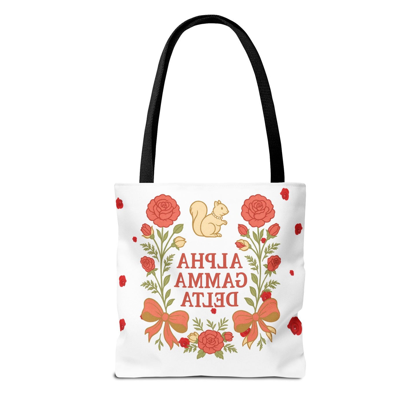Floral Tote Bag | Alpha Gamma Delta Collection | Perfect for Sorority Events & Graduates
