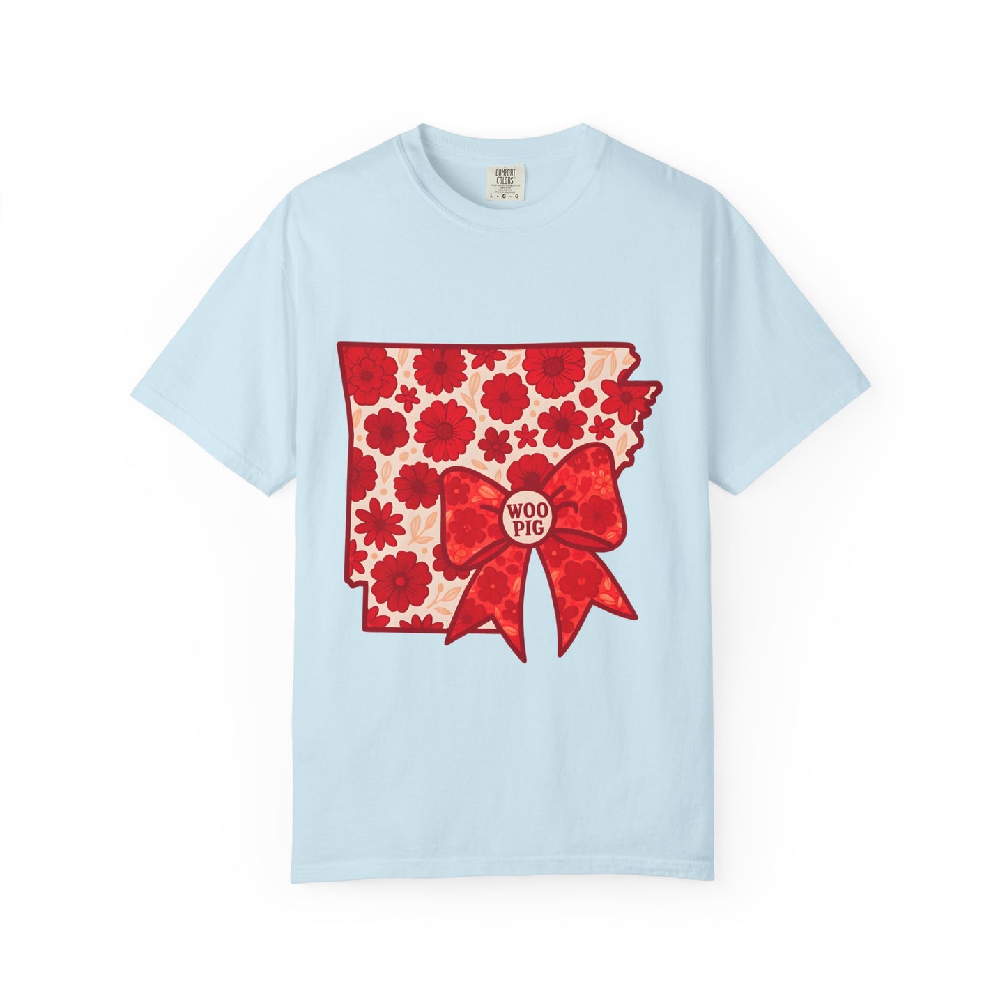 Arkansas Floral T-shirt - Women's & Men's Gift, Summer Tee, State Pride Shirt, Comfort Colors