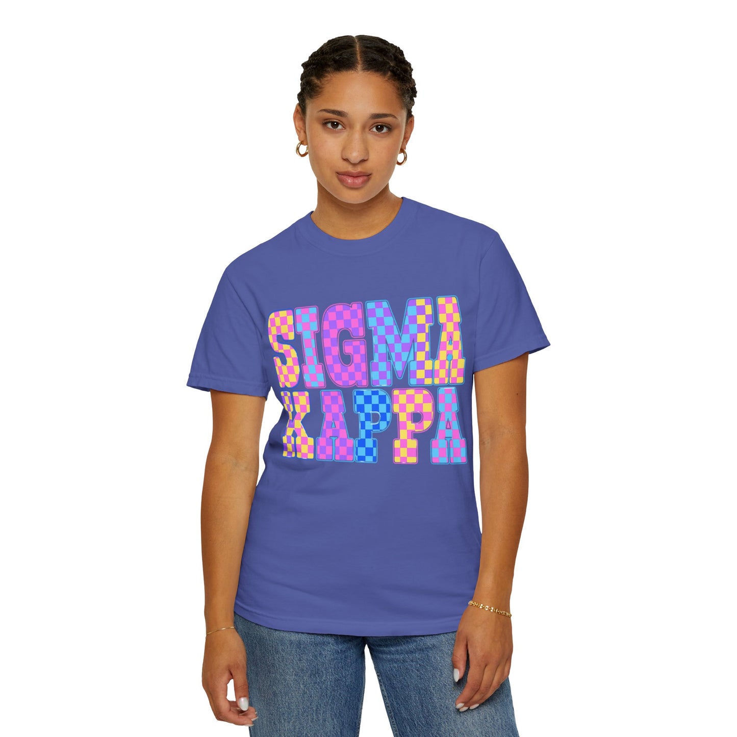 Colorful SigmaKappa T-Shirt - Unisex Garment-Dyed