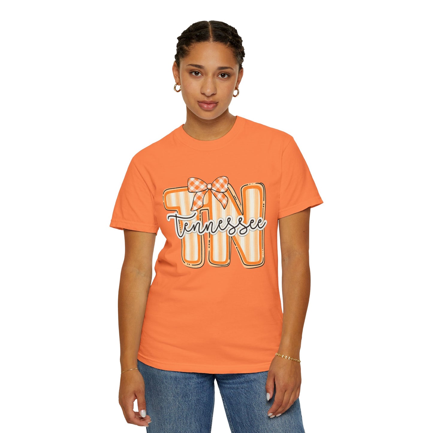 T-Shirt Tennessee Bow State Southern Pride Casual Wear Gift