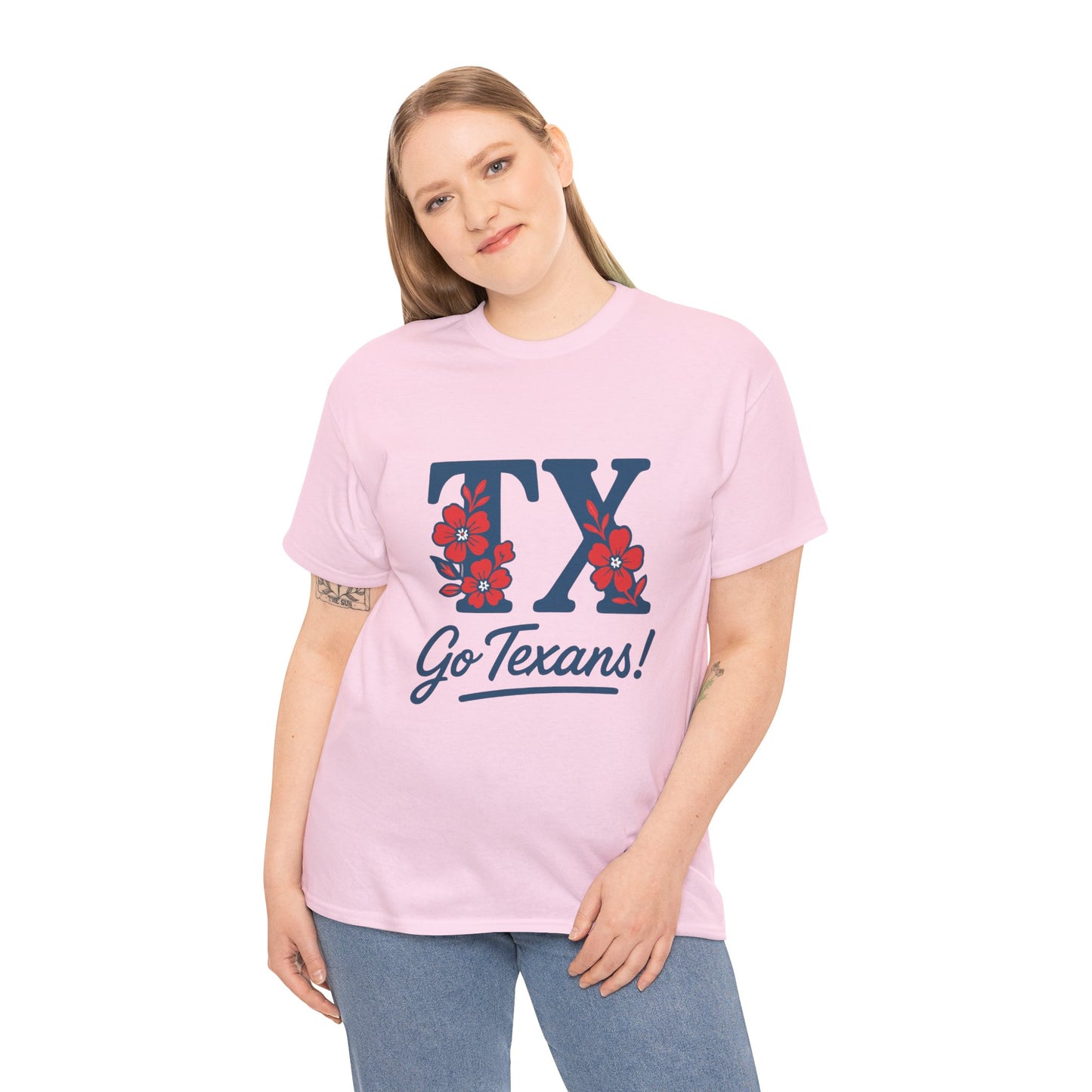 Texas Pride Unisex Cotton Tee | Go Texans! T-Shirt, Casual Wear, Game Day Shirt, Gift for Fans, Spring/Summer Style