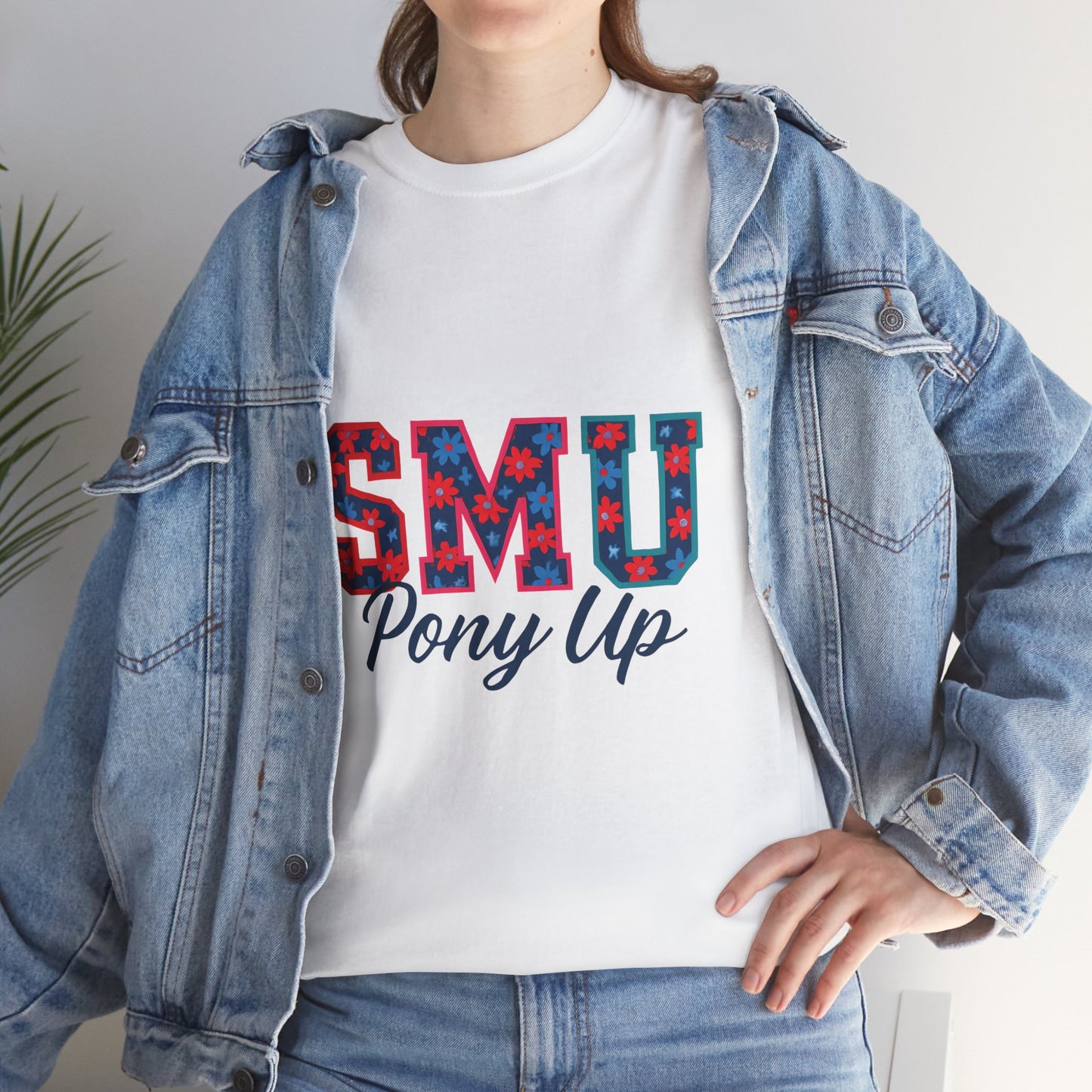 SMU Pony Up Unisex Heavy Cotton Tee, Casual Tees, College Apparel, Perfect Gift for Students, School Spirit Shirt, Comfortable Cotton [...]