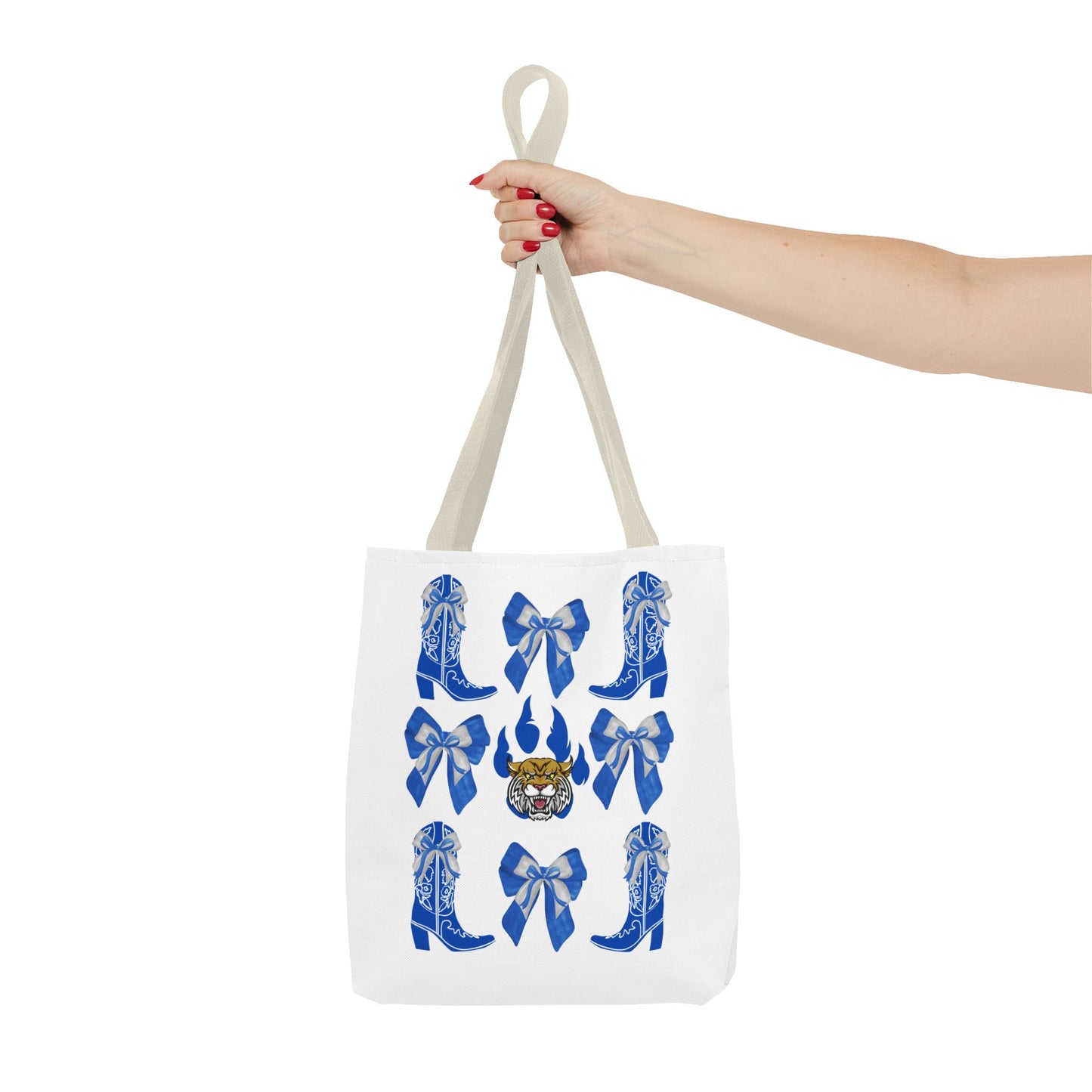 KY wildcats Stylish Blue Cowboy Boots Tote Bag, Kentucky Wildcats Fan, Kentucky Game Day, UK Wildcats, Kentucky Alumni, Graduation Gift, Lexington KY Gift