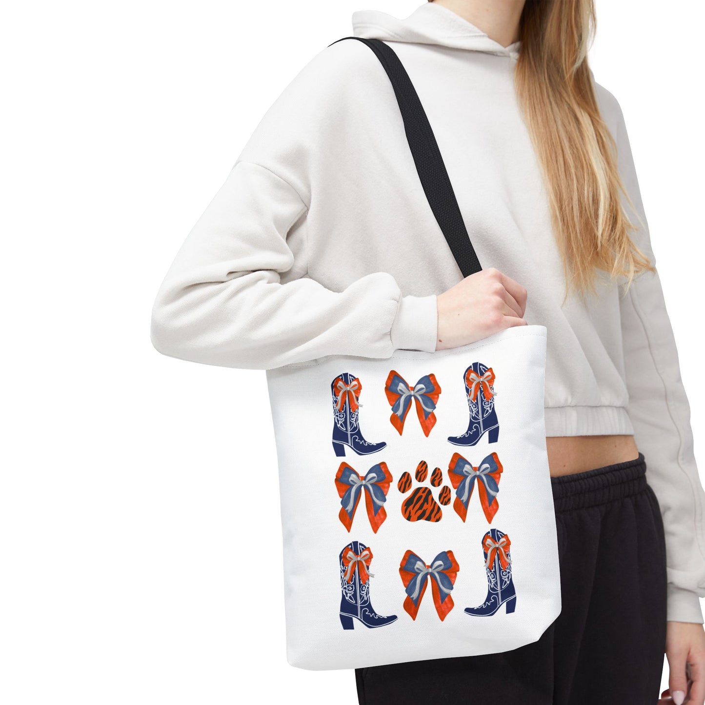 Au Tigers Spirit Tote Bag, Cute Accessories, Back to School, Gift for Sports Fans, Cheerleading Team Bag, war eagle, go tigers, auburn game day, auburn fan gift, graduation gift, auburn alumni