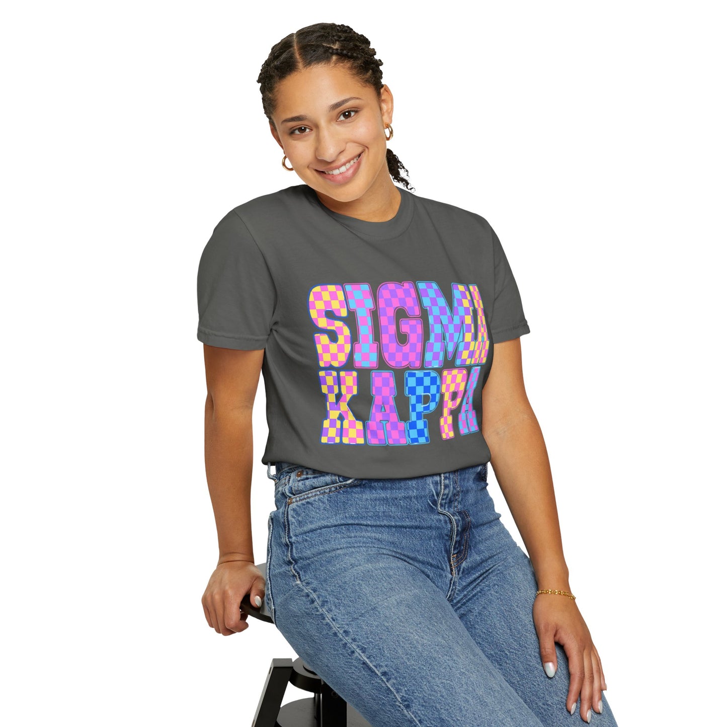 Colorful SigmaKappa T-Shirt - Unisex Garment-Dyed