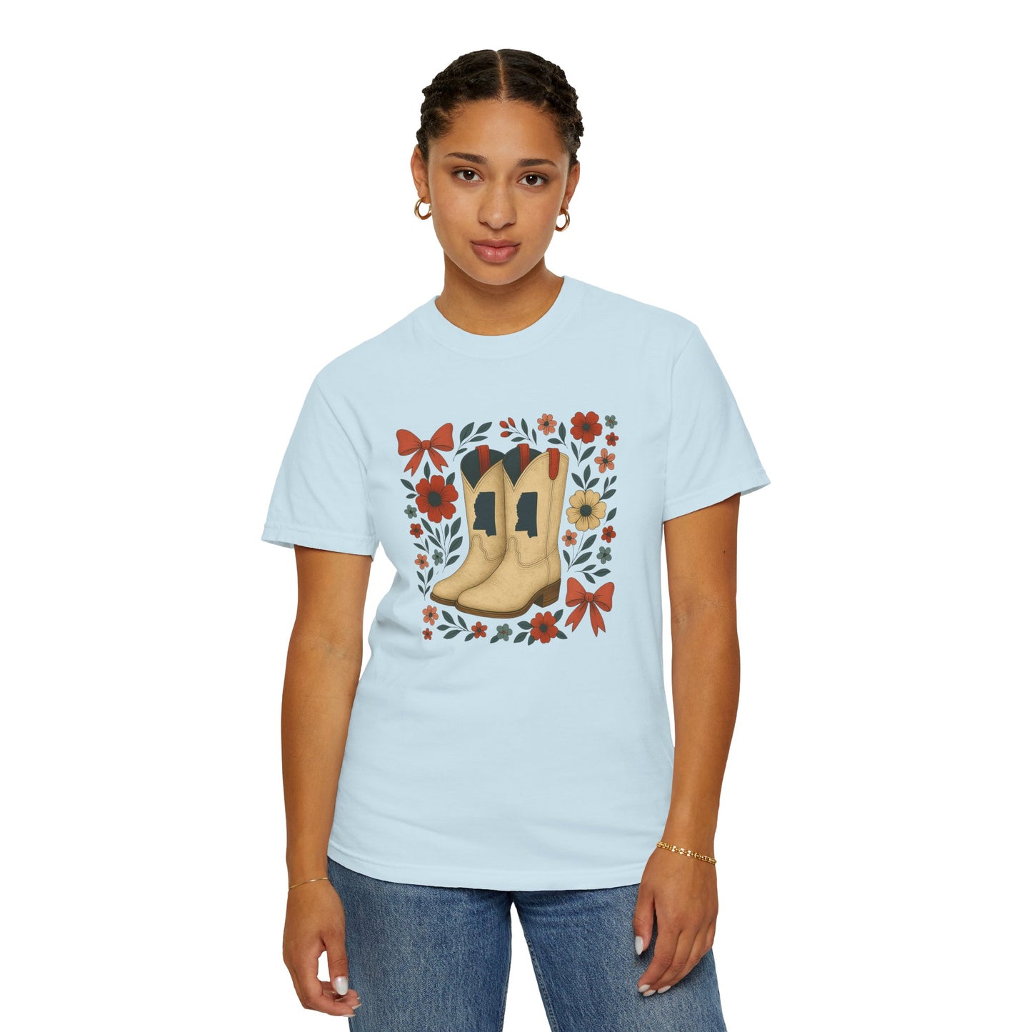 Mississippi Coquette Bow Unisex Tee - Ole Miss Fan Gift