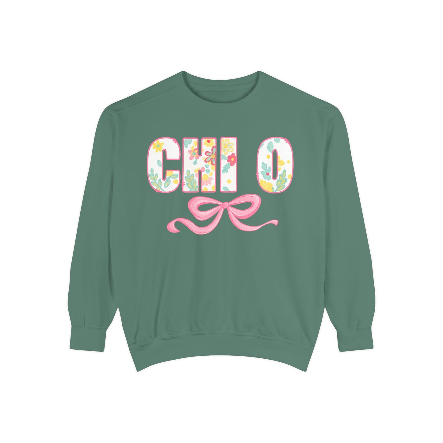 Colorful Floral Chill O Unisex Sweatshirt | Spring Fashion, Gift for Her