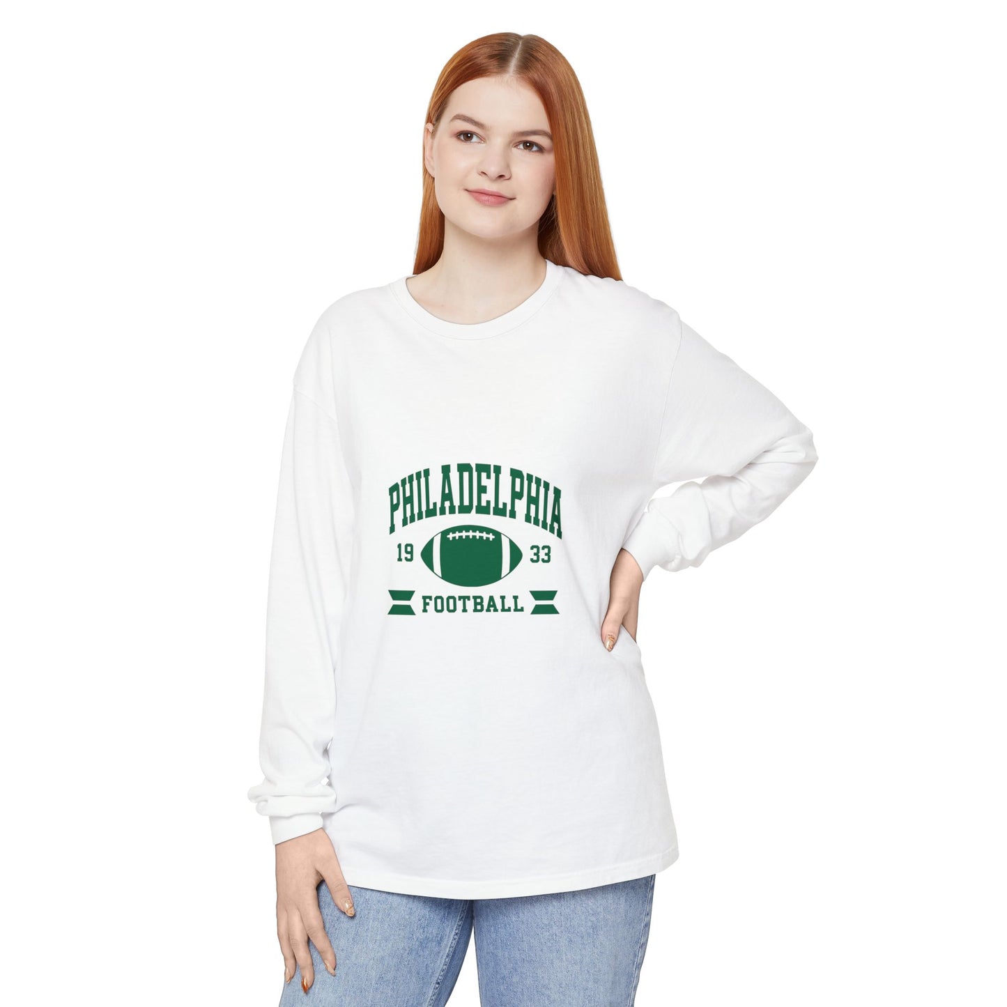 Vintage Philadelphia Football Long Sleeve T-Shirt