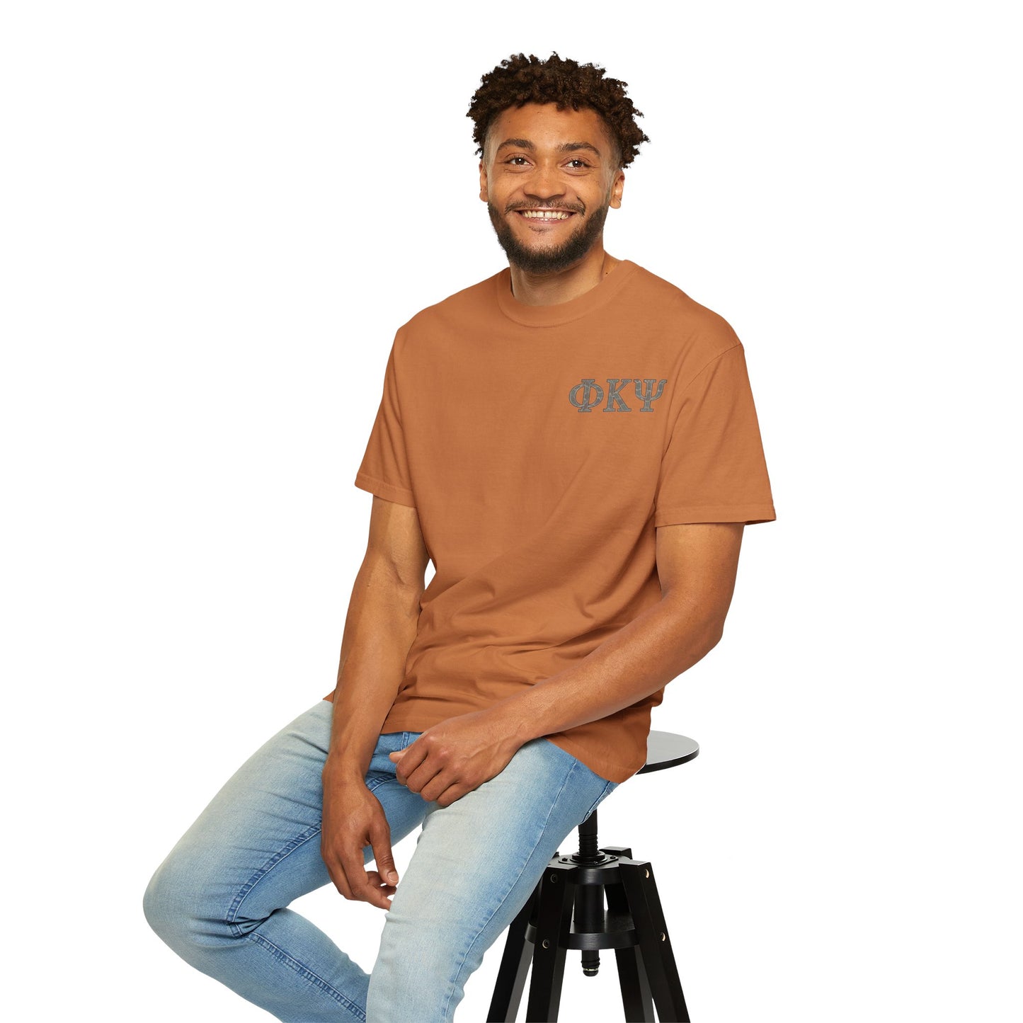 Unisex Garment-Dyed T-shirt with PiKappaPsi Design, Casual Tee, College Apparel, Greek Life Shirt, Unique Gift, Brotherhood T-shirt