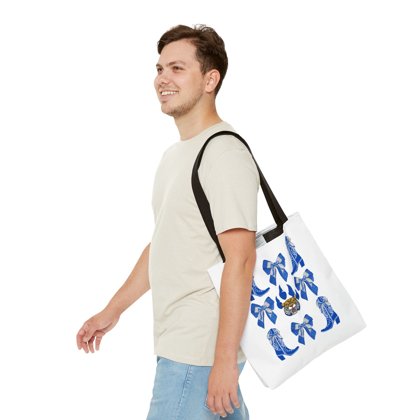 KY wildcats Stylish Blue Cowboy Boots Tote Bag, Kentucky Wildcats Fan, Kentucky Game Day, UK Wildcats, Kentucky Alumni, Graduation Gift, Lexington KY Gift