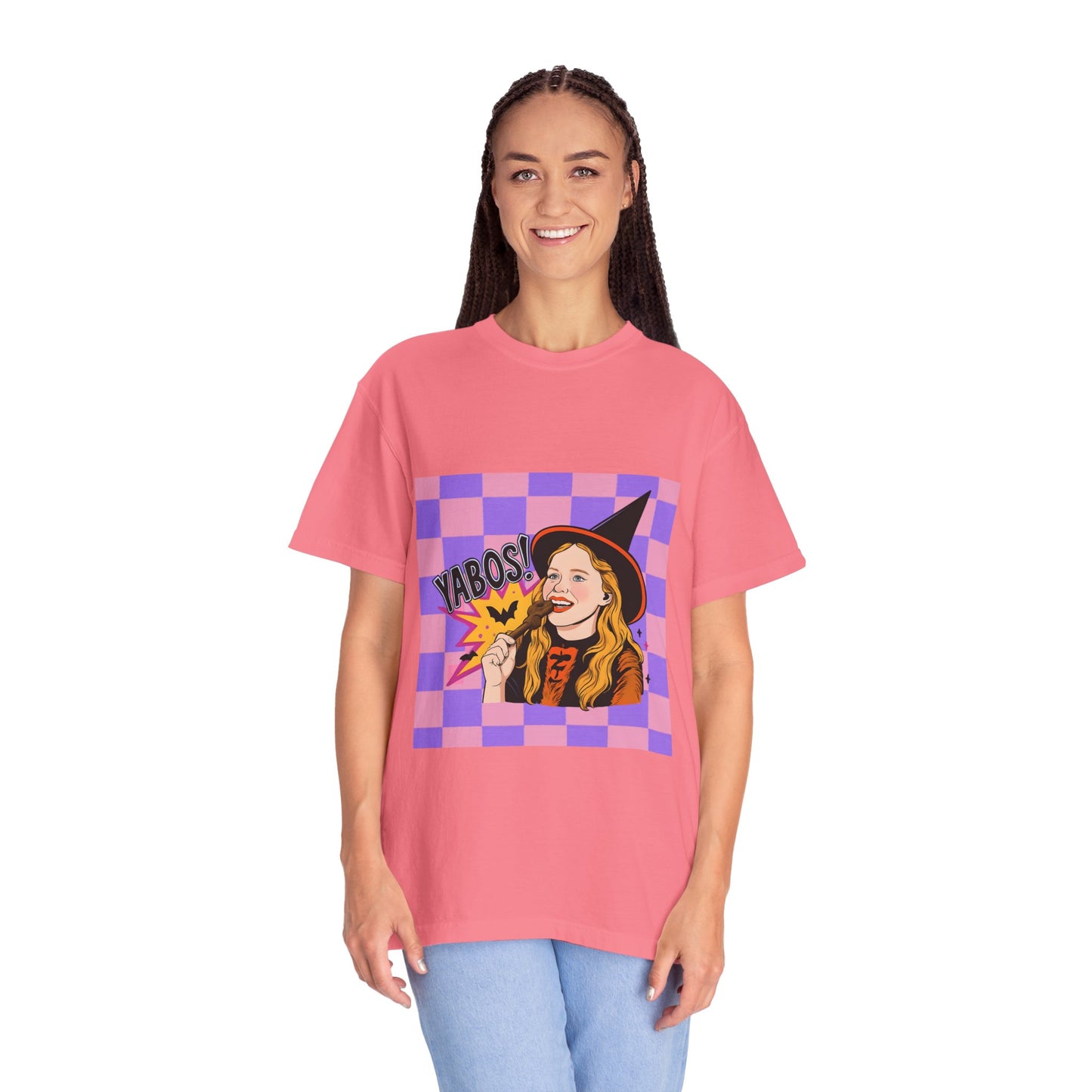 Witchy Vibes T-shirt - Yabos Graphic Tee, Cute Halloween Shirt, Unisex Funny Costume Top, October Celebration Attire, Gift for Witch Lovers