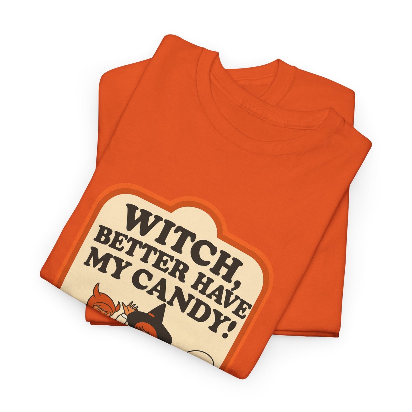 Halloween Witch Candy Tee - Unisex Cotton Shirt