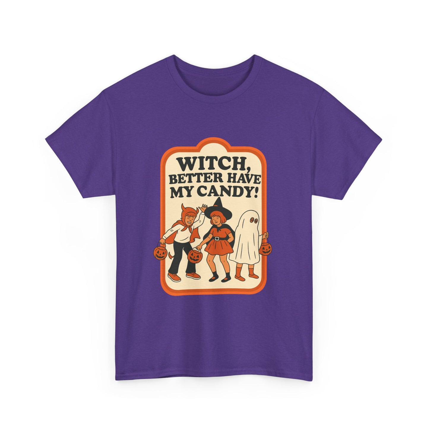 Halloween Witch Candy Tee - Unisex Cotton Shirt