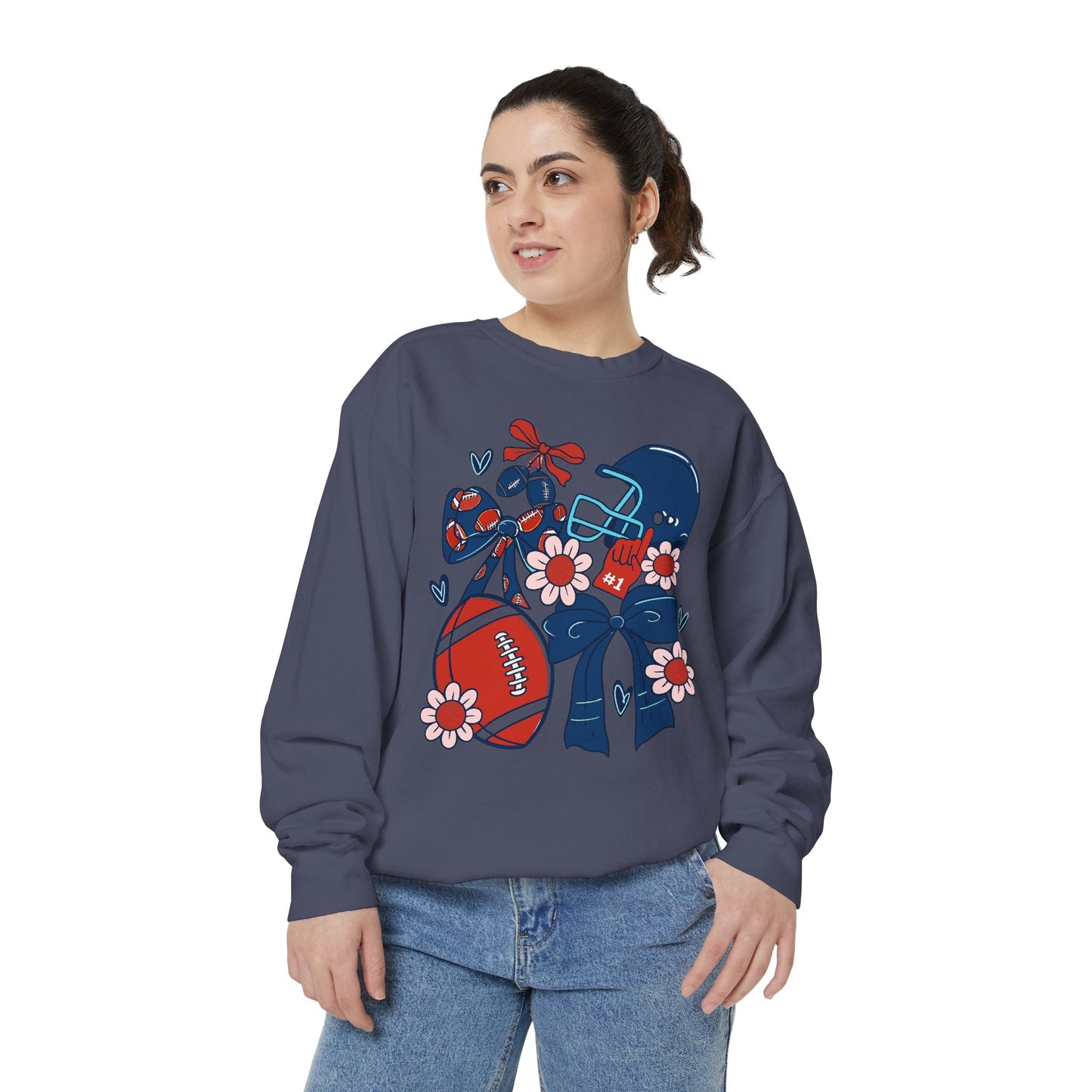Football Game Day Unisex Sweatshirt - Comfort Colors