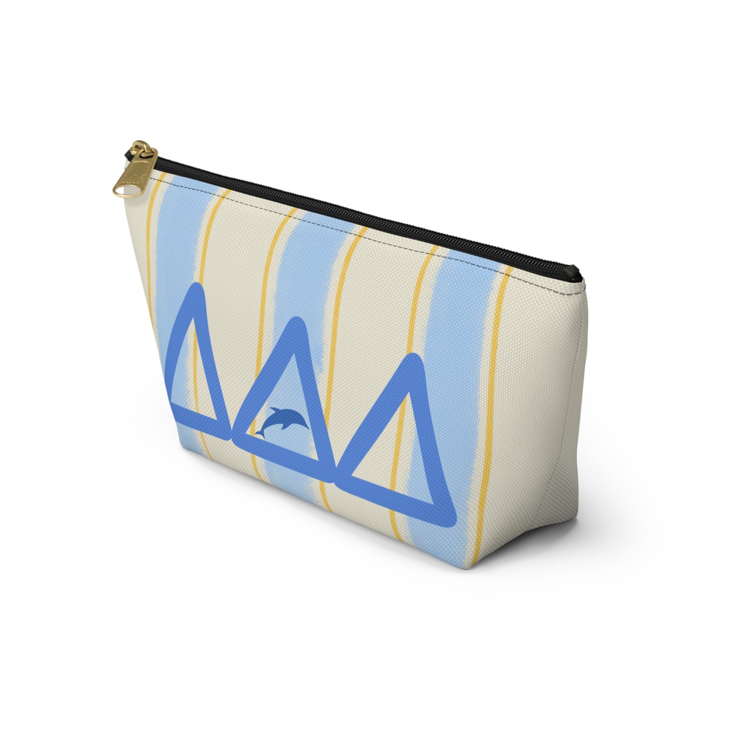 DDD Chic Dolphin Print Accessory Pouch, Cosmetic Bag, Travel Organizer, Beach Essentials, Summer Vibes, Gift for Her