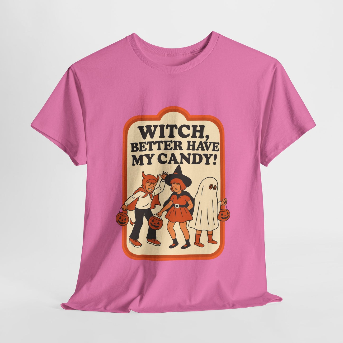 Halloween Witch Candy Tee - Unisex Cotton Shirt