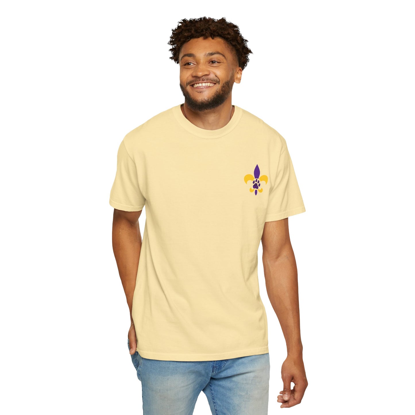 Baton Rouge Spirit T-Shirt - Unisex Garment-Dyed Tee for Game Day, College Football, Mardi Gras, Team Pride, Casual Wear