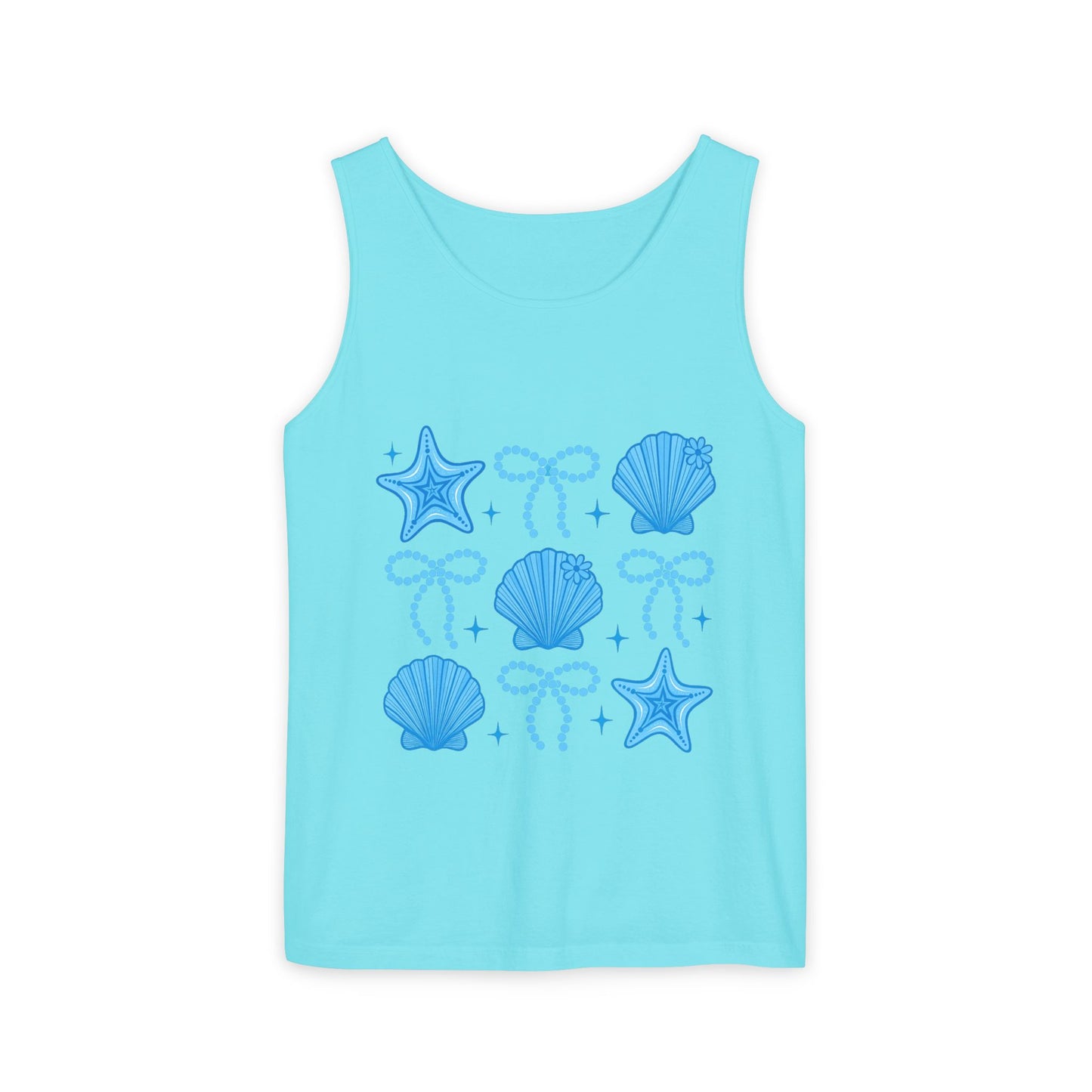 Pearls & Shells Comfort Colors Tank Top