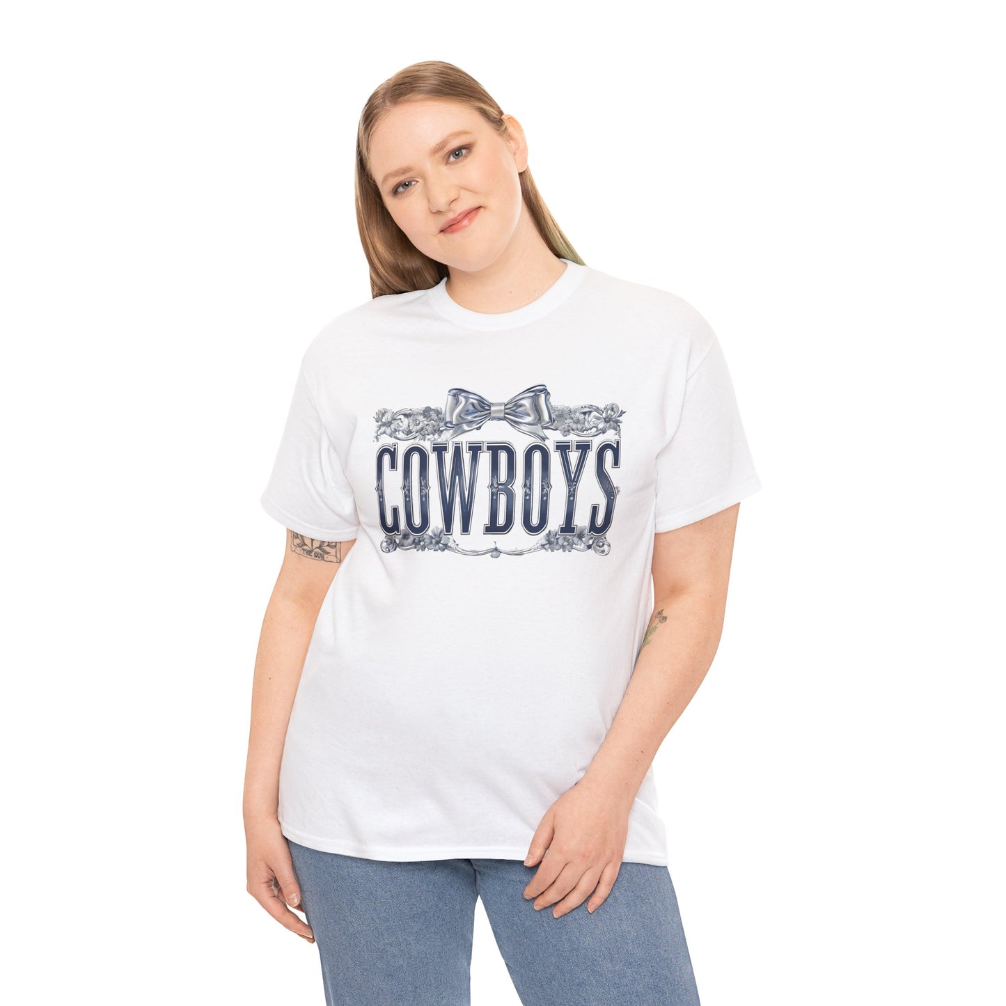 Cowboys Graphic Tee, Unisex Heavy Cotton Tee, Western Wear, Country Music Shirt, Rodeo Style T-Shirt, Gift for Cowboy Fans