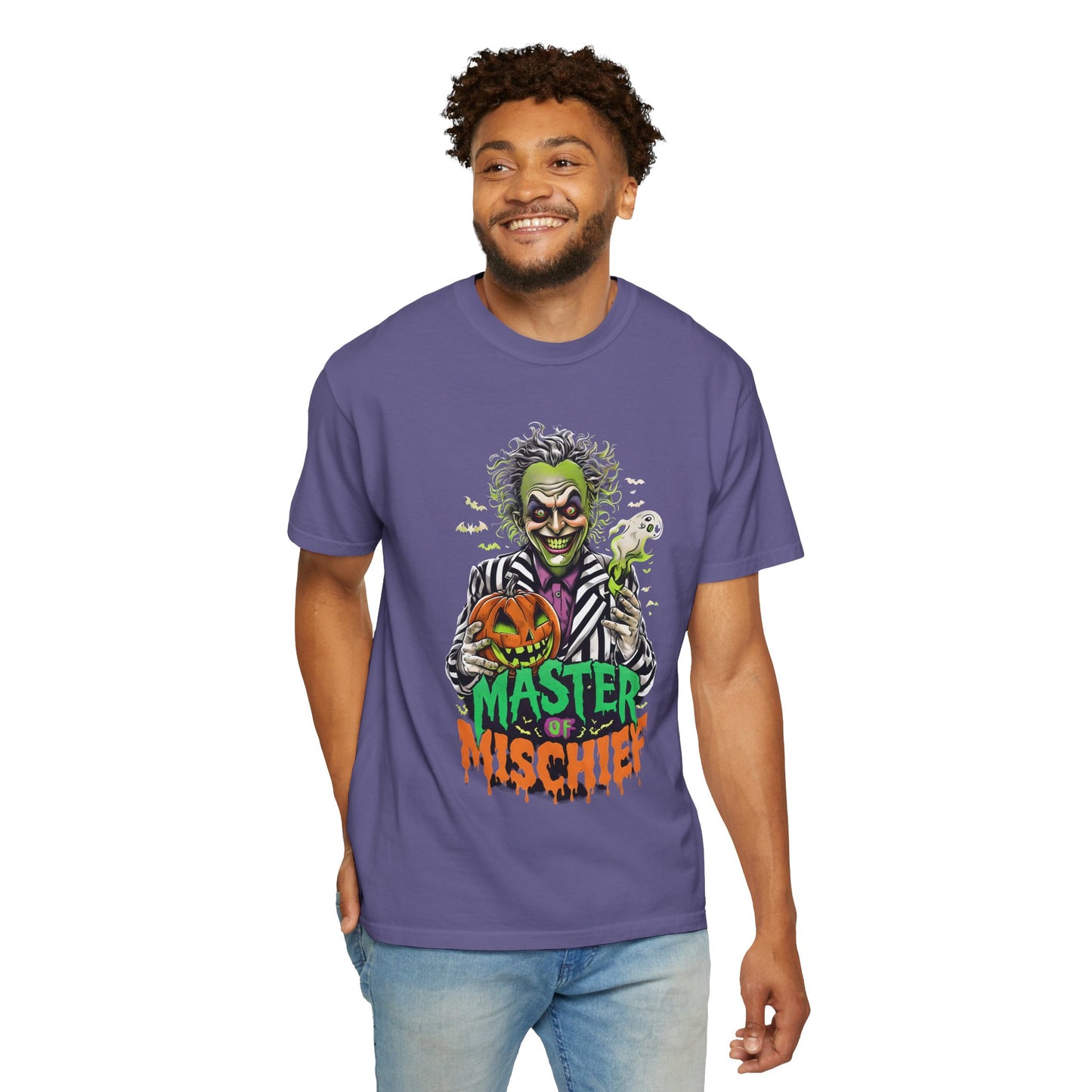 Master of Mischief Unisex T-Shirt, Halloween Party Shirt, Costume Tee, Spooky Gift, Fall Apparel, Graphic Tee