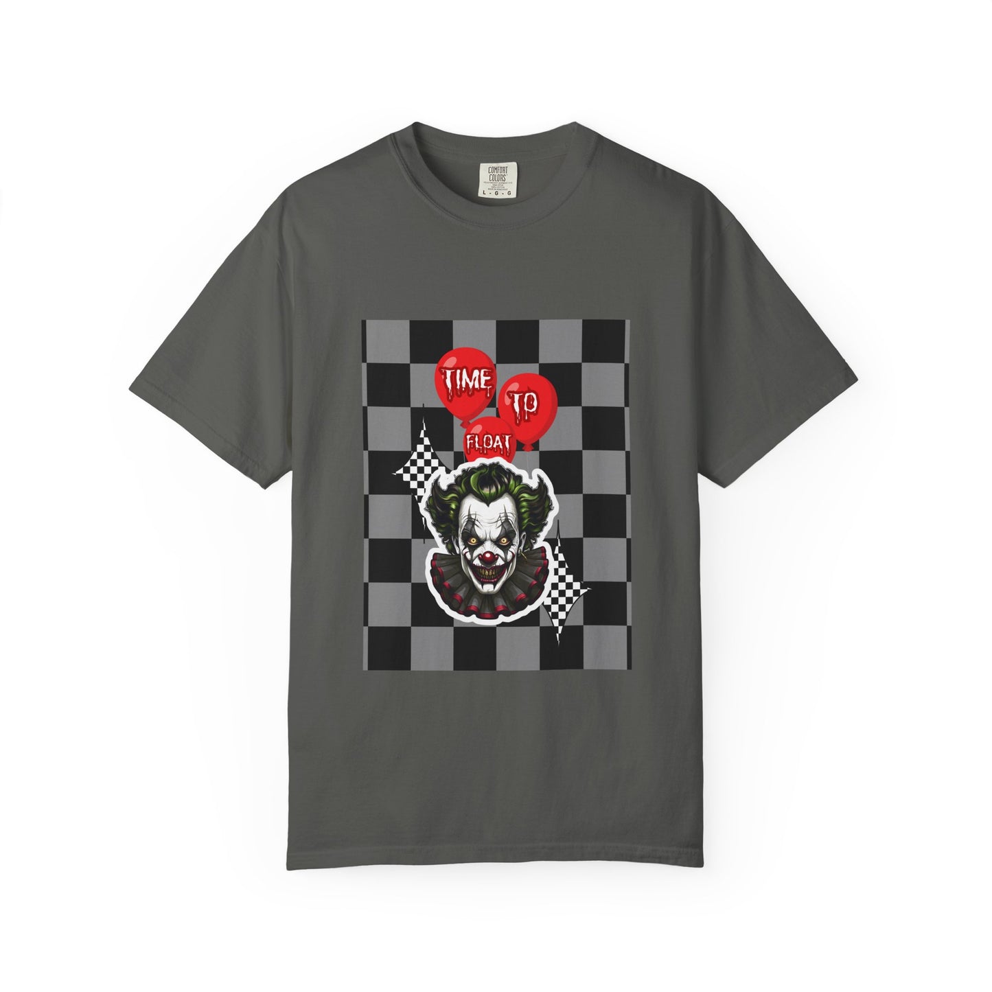 Creepy Clown Graphic T-Shirt, Halloween Costume Tee, Unisex Horror Shirt, Fun Gift for Fans, Graphic Novelty Wear, Casual Outfit