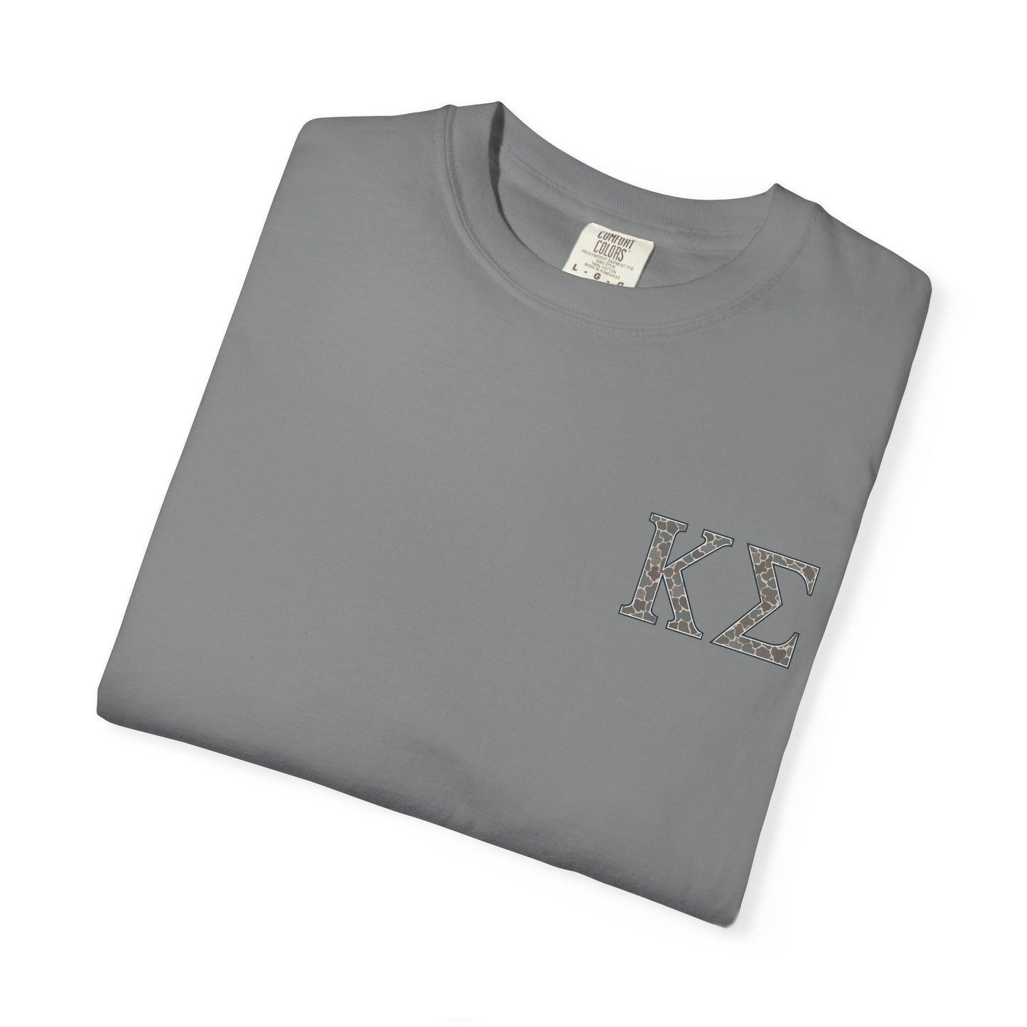 Kappa Sigma Garment-Dyed Unisex T-Shirt, Casual Wear, Greek Life Apparel, College Student Gift, Comfy Streetwear